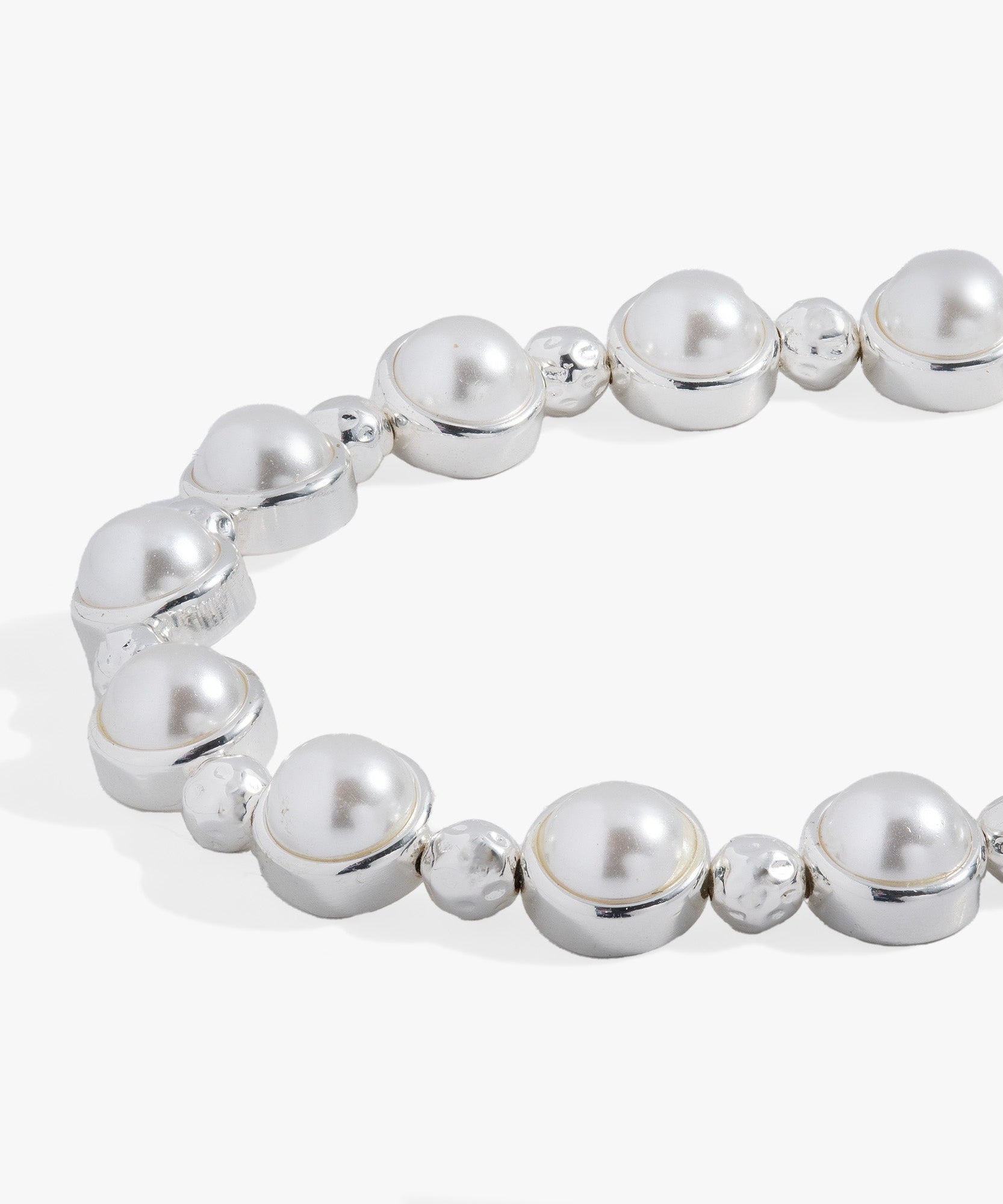 Pearl Bolo Beaded Bracelet