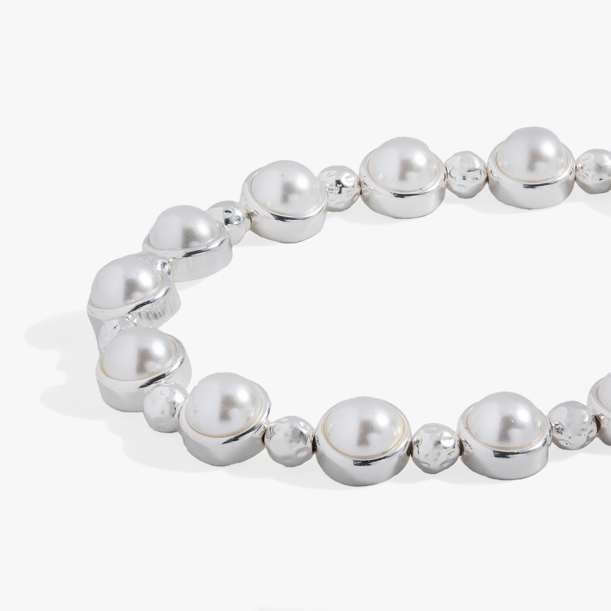 Pearl Bolo Beaded Bracelet
