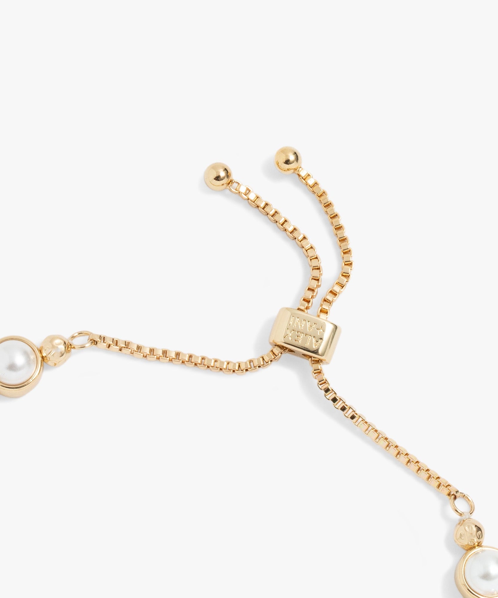Pearl Bolo Beaded Bracelet
