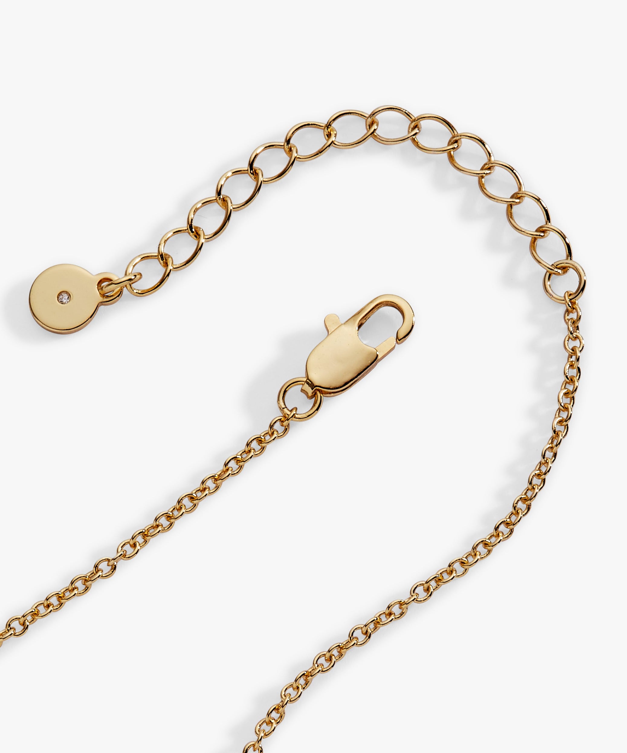 Pearl Heart Duo Charm Necklace