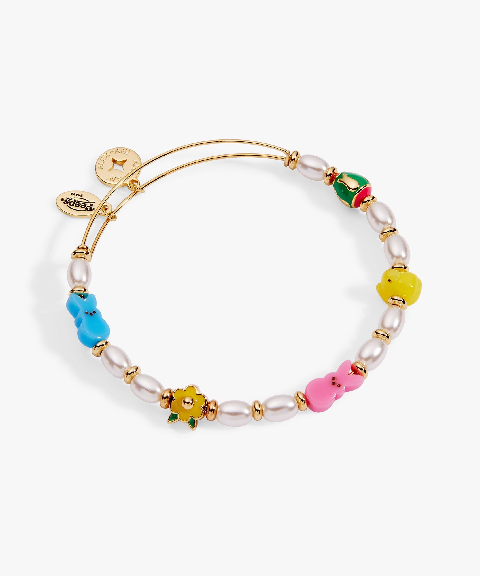 PEEPS® Chick and Bunny Beaded Bangle