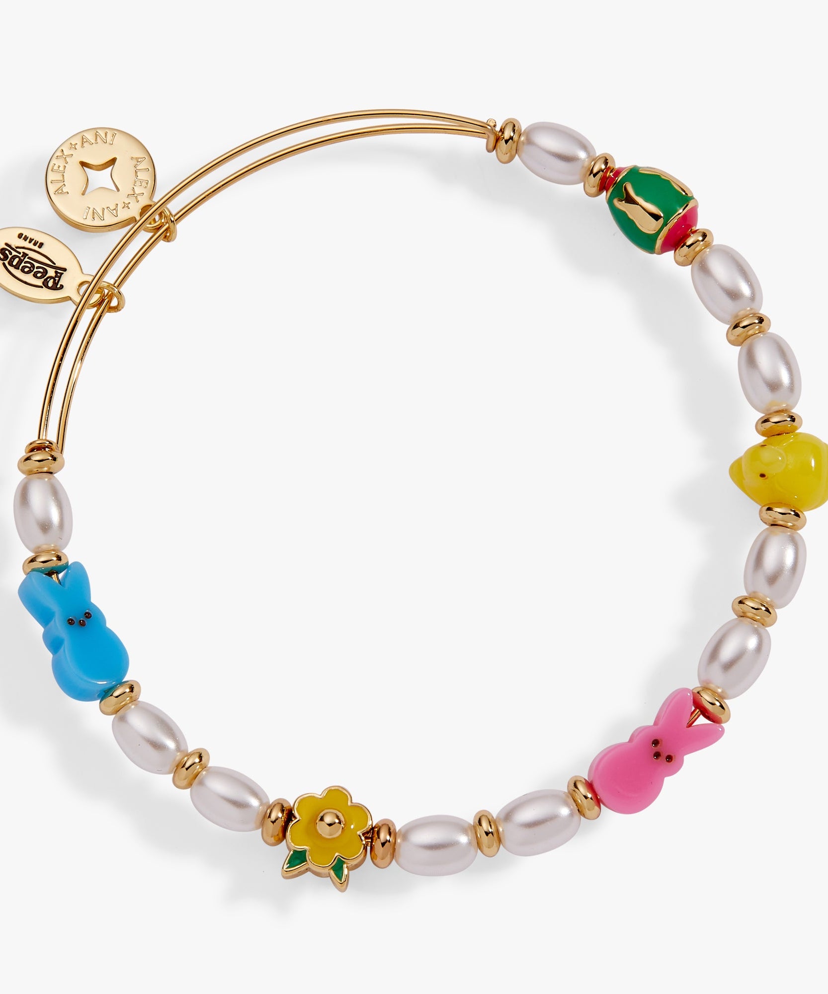 PEEPS® Chick and Bunny Beaded Bangle