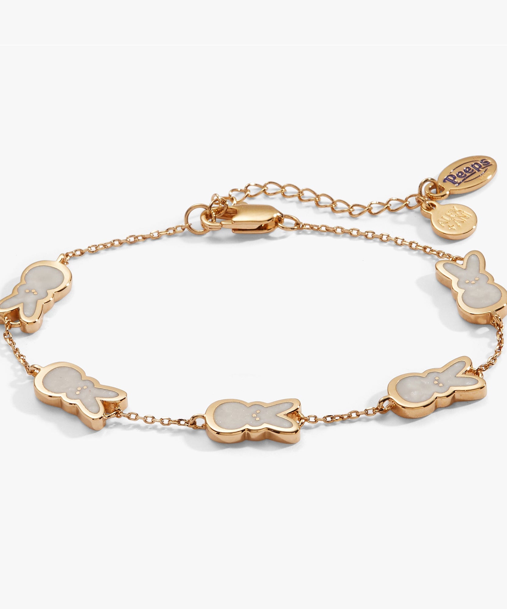 PEEPS® Pearlized Bunny Charm Bracelet