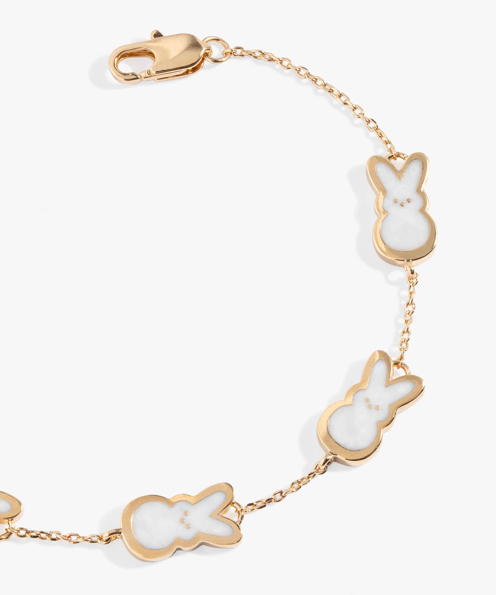 PEEPS® Pearlized Bunny Charm Bracelet