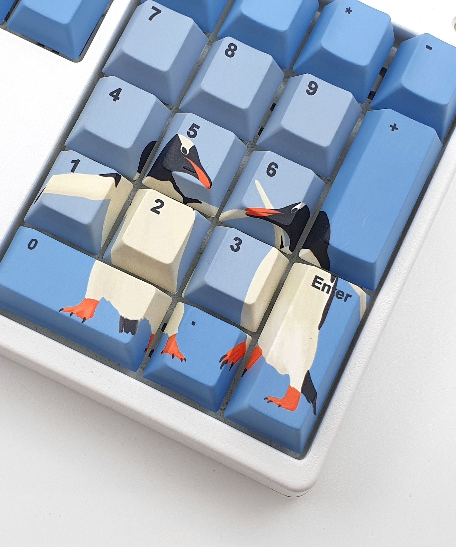 Penguins artist keycap set by Sunette