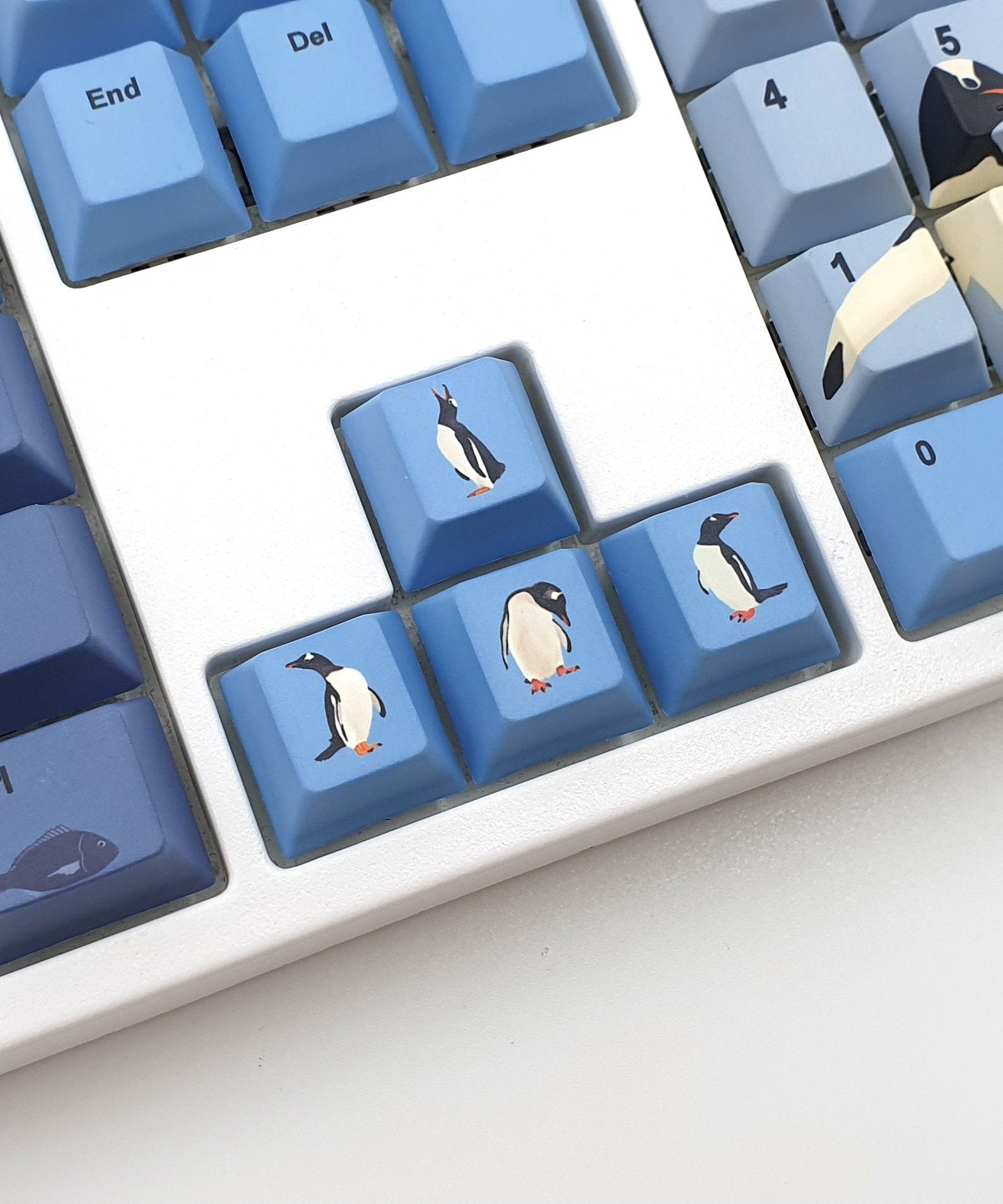 Penguins artist keycap set by Sunette