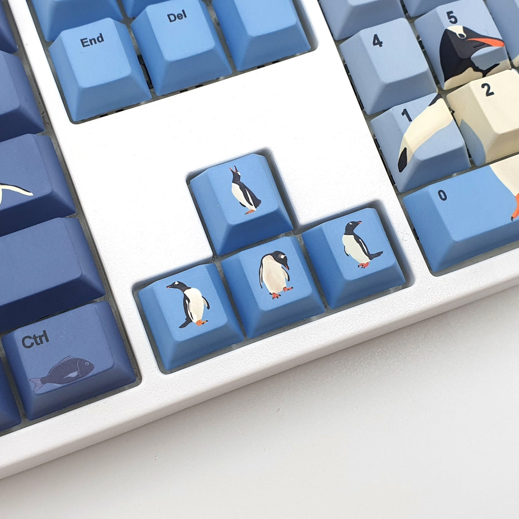 Penguins artist keycap set by Sunette