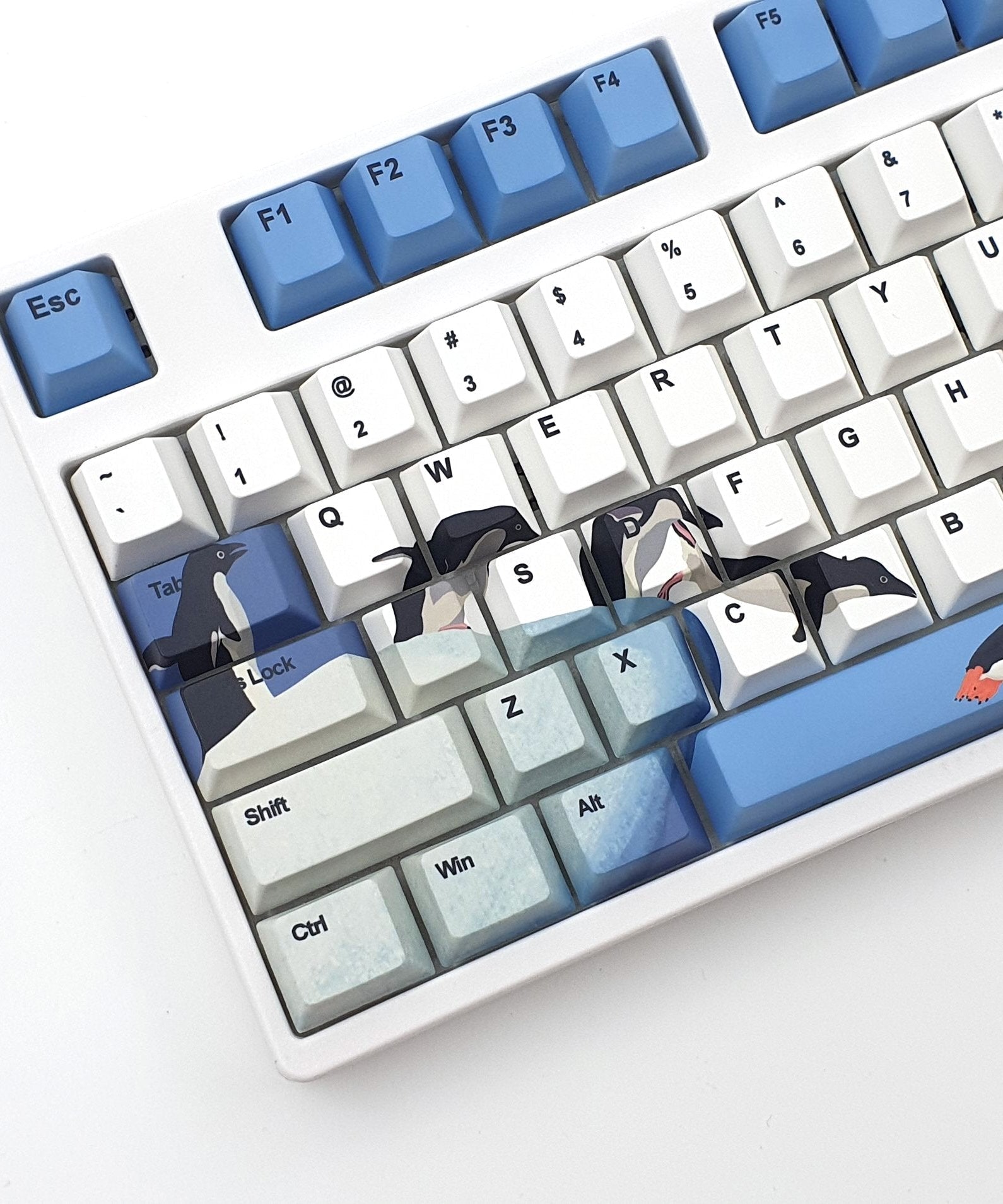 Penguins artist keycap set by Sunette