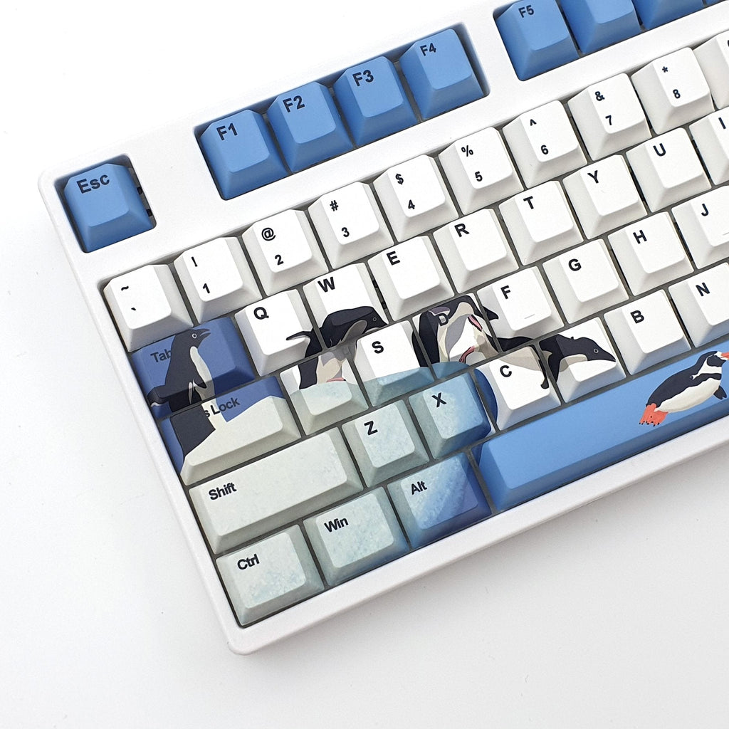 Penguins artist keycap set by Sunette