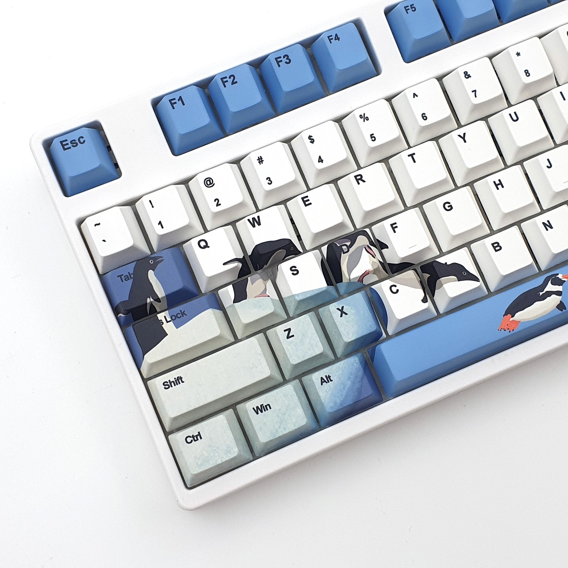 Penguins artist keycap set by Sunette