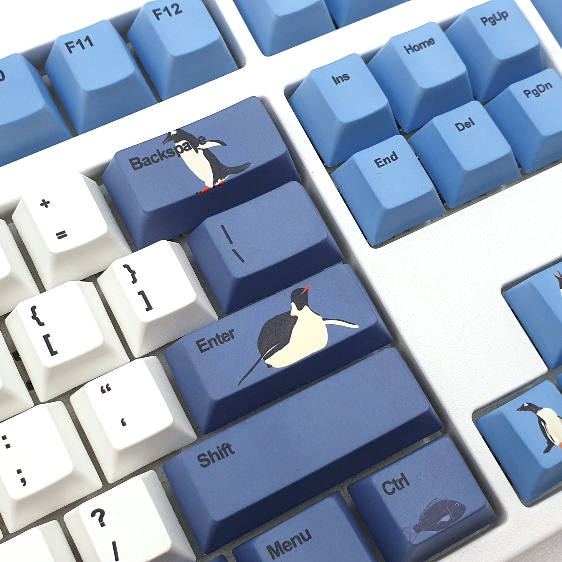 Penguins artist keycap set by Sunette