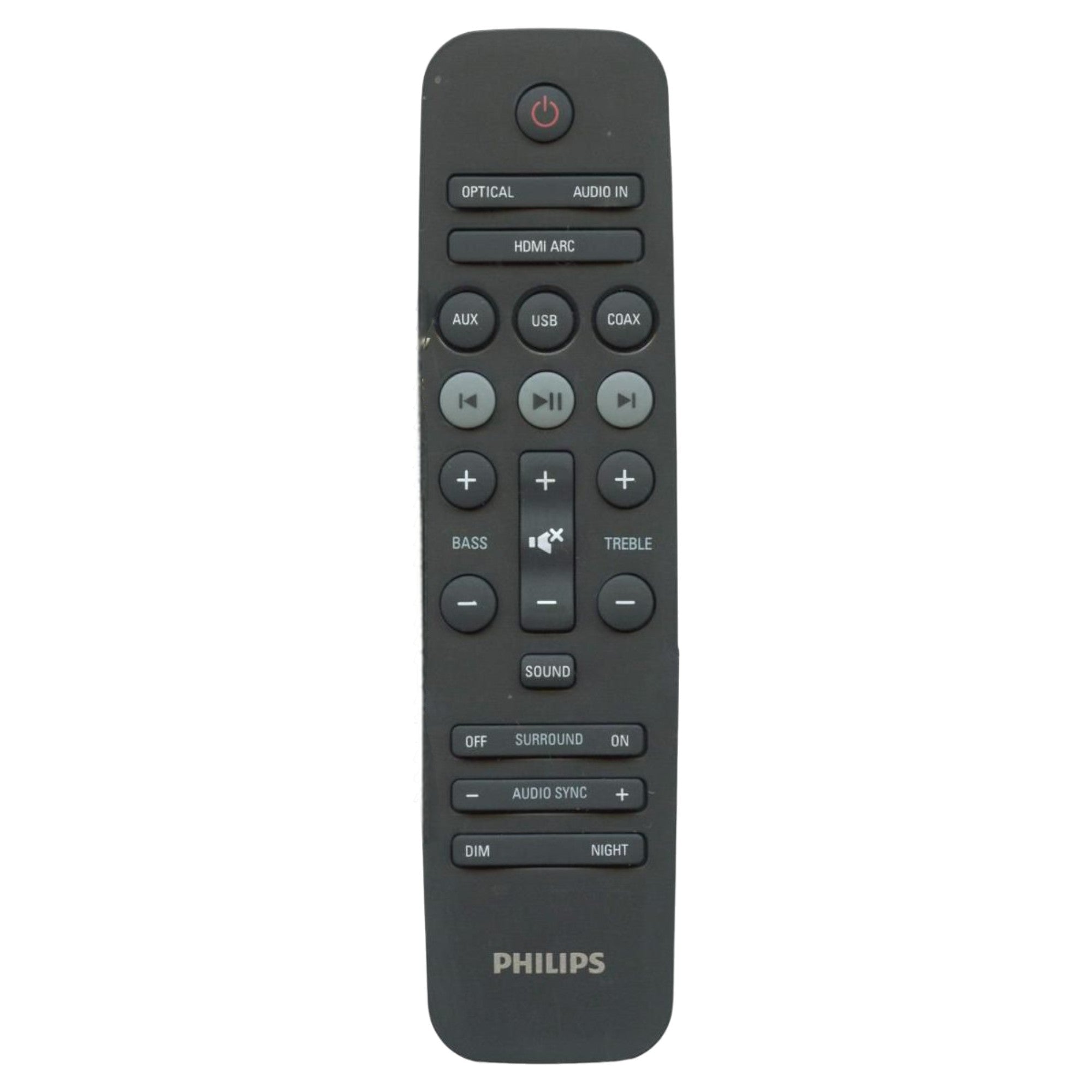 Philips 996580000772 Sound Bar Remote Control - HTL2153B/F7, HTL2163B/F7