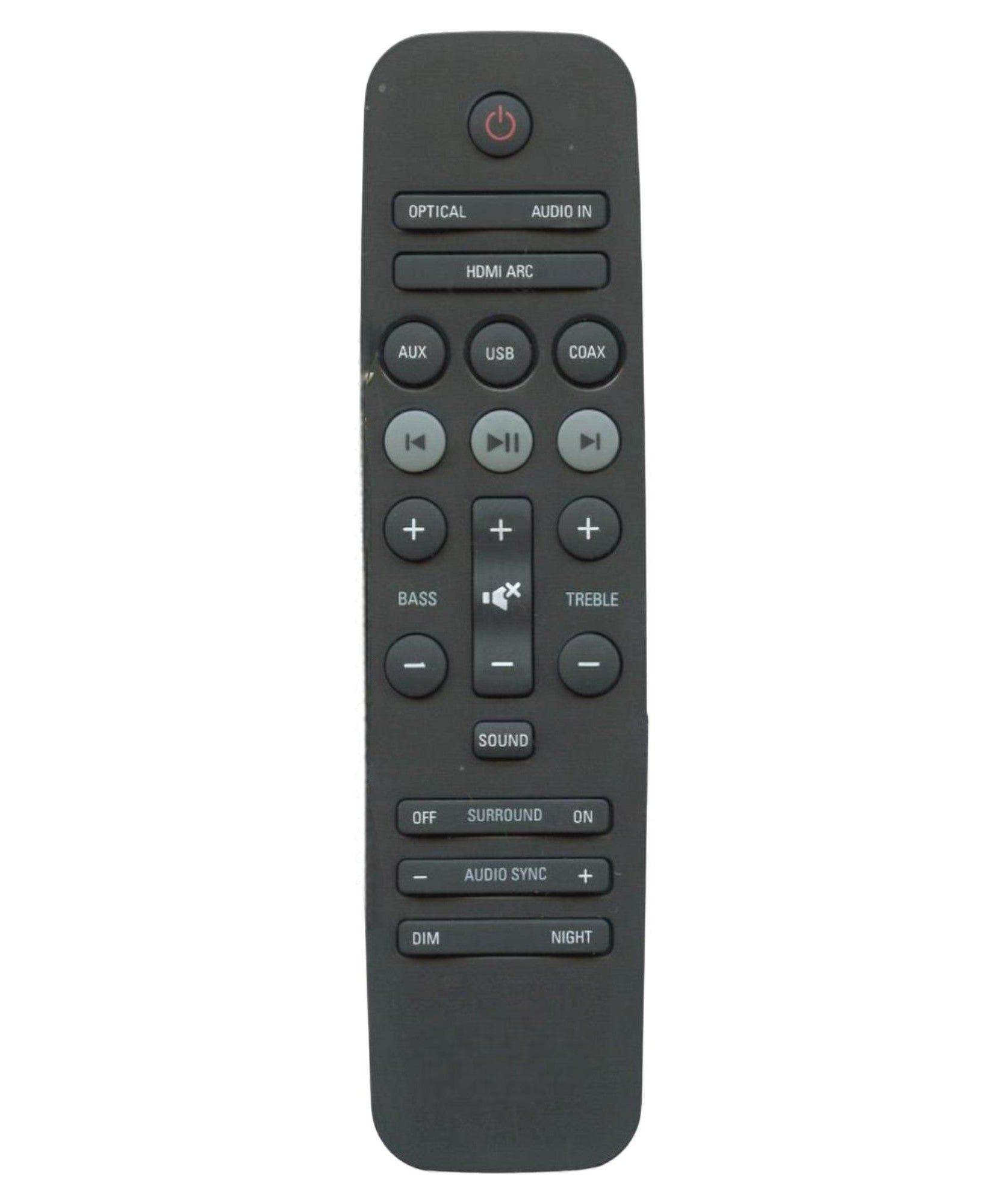 Philips 996580000772 Sound Bar Remote Control - HTL2153B/F7, HTL2163B/F7