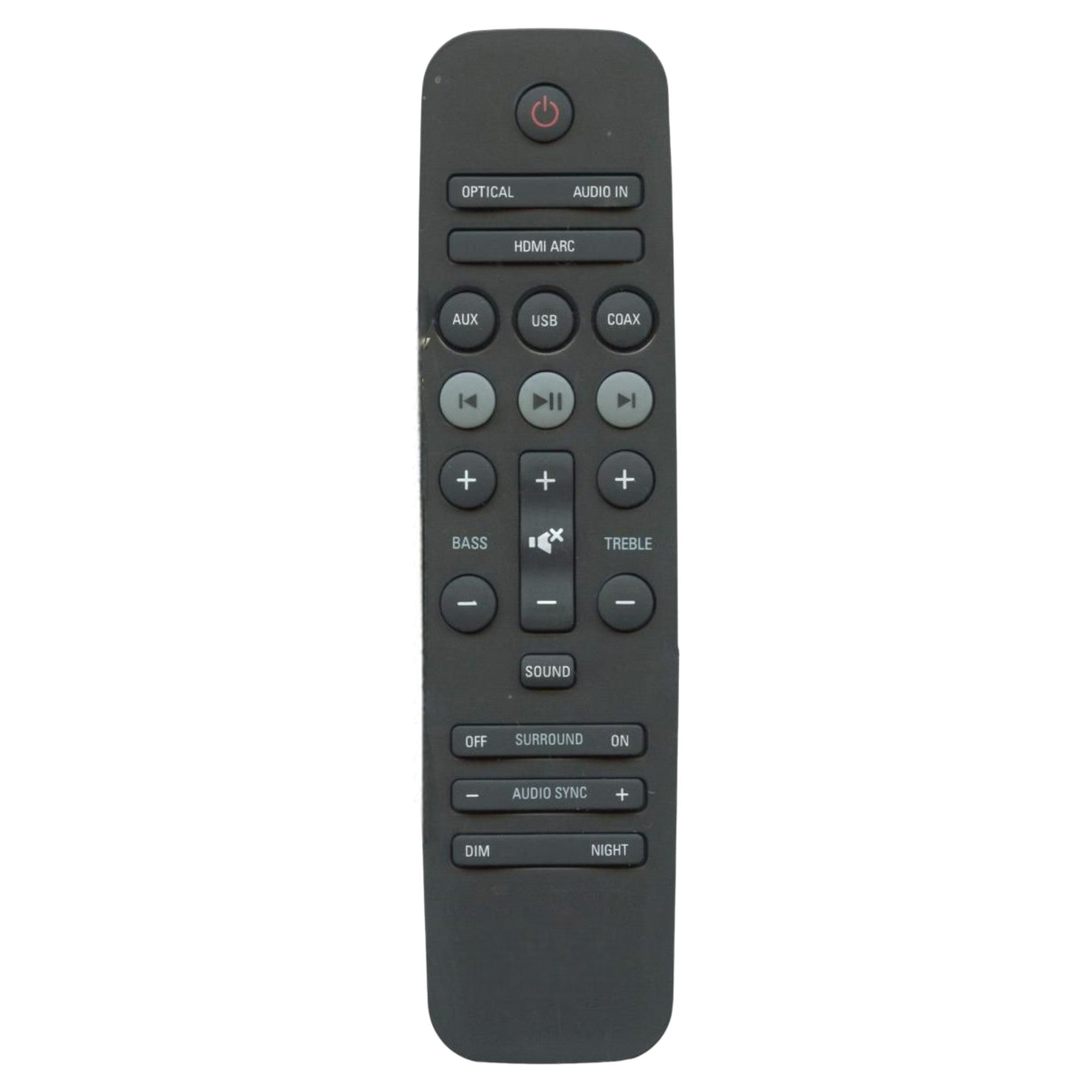 Philips 996580000772 Sound Bar Remote Control - HTL2153B/F7, HTL2163B/F7