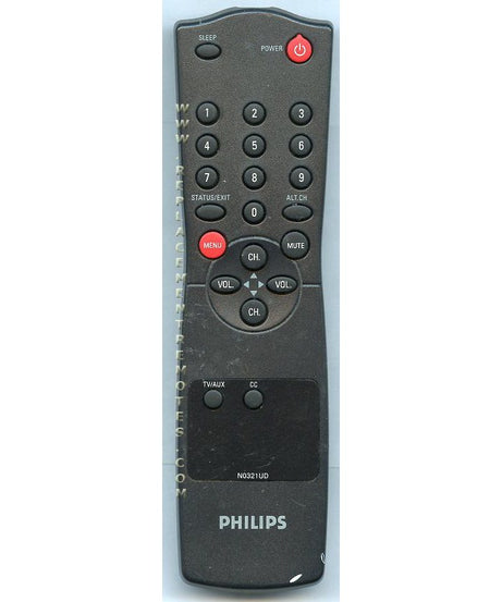 Philips N0321UD TV Remote Control