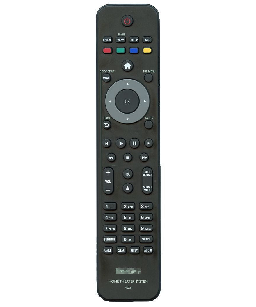 Philips NC200UD Home Theater and DVD System Remote Control