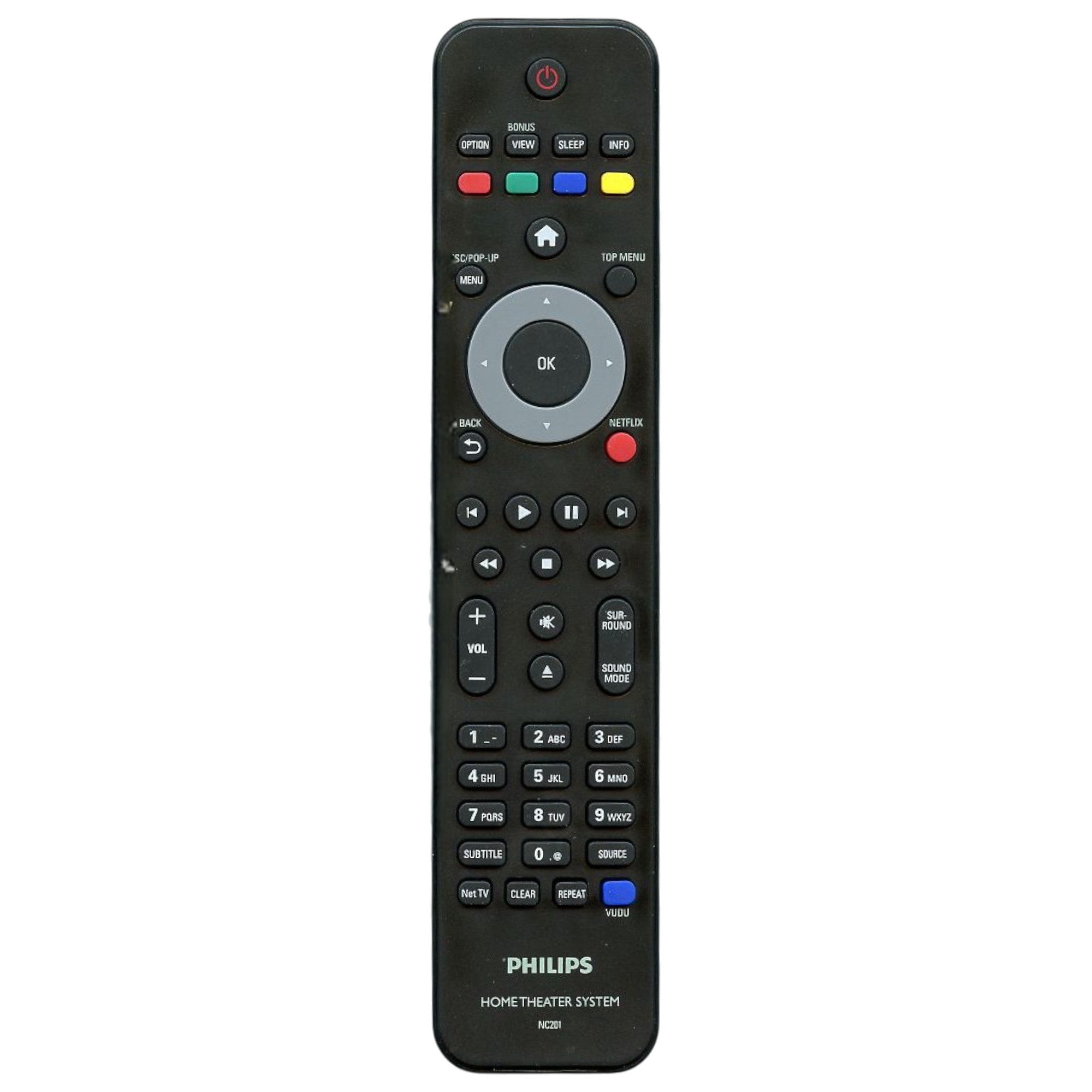 Philips NC201UD Home Theater Remote Control