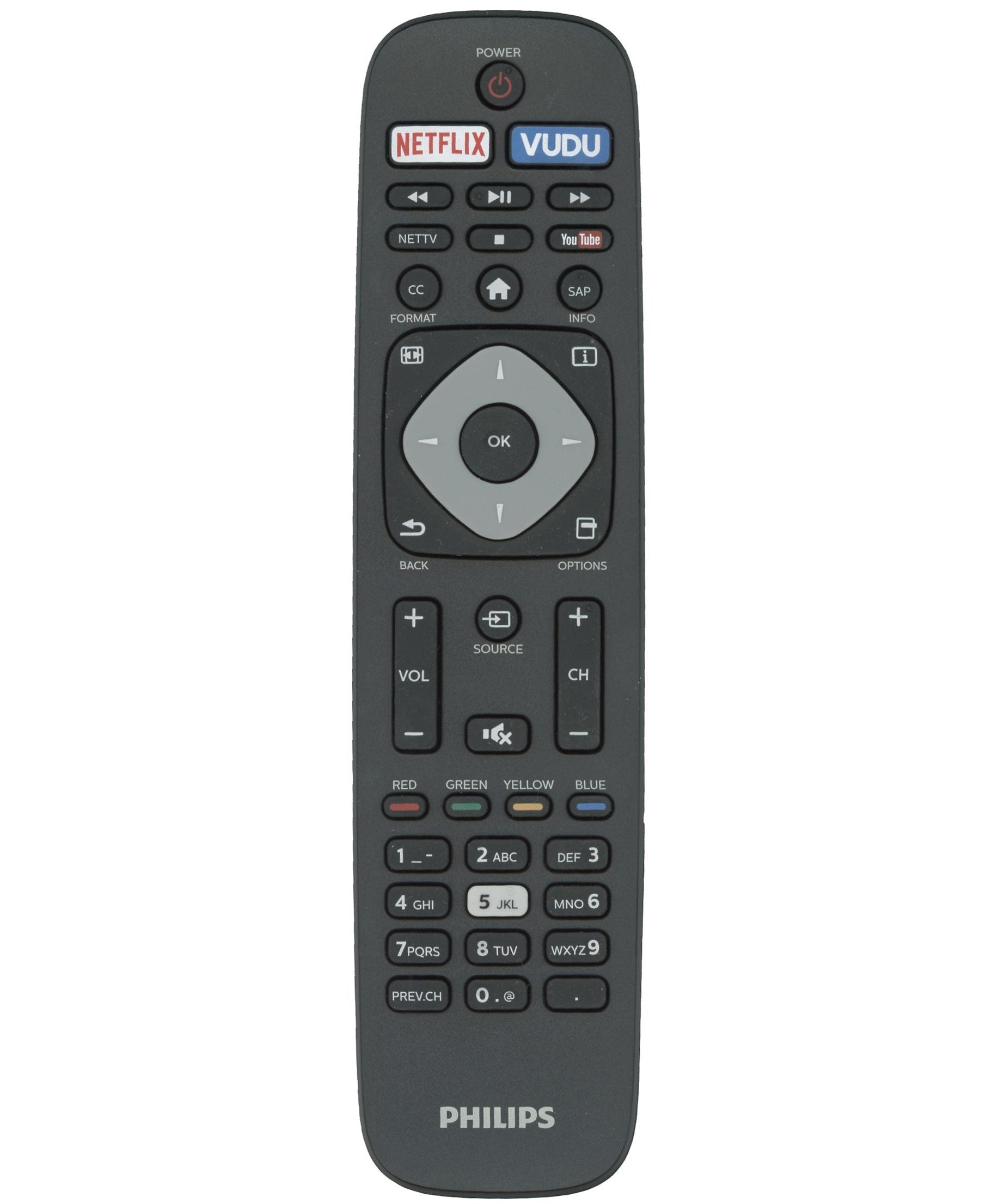 Philips NH500UW TV Remote Control