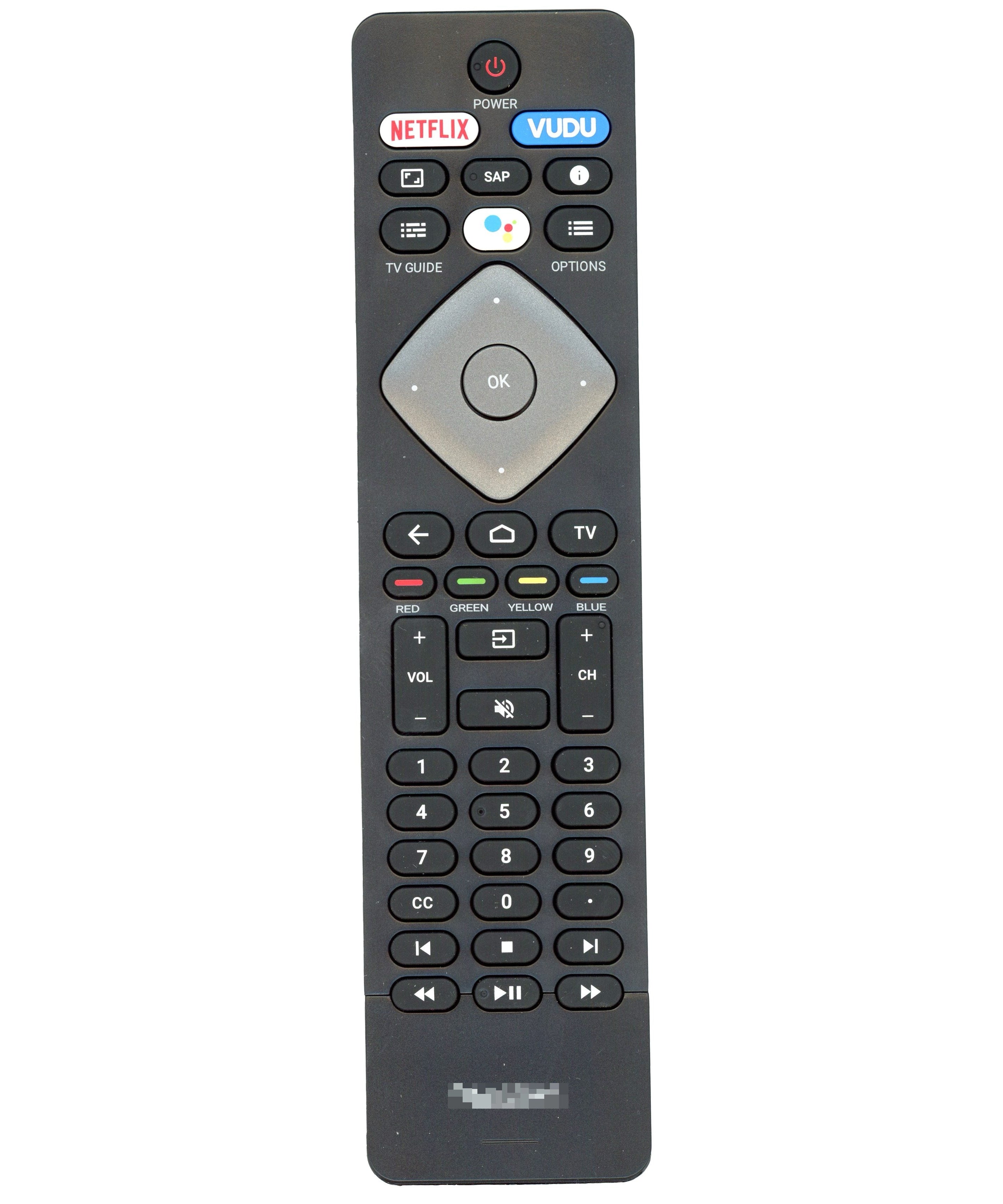 Philips NH800UP Android TV Remote Control | Google Assistant  - NH800UP
