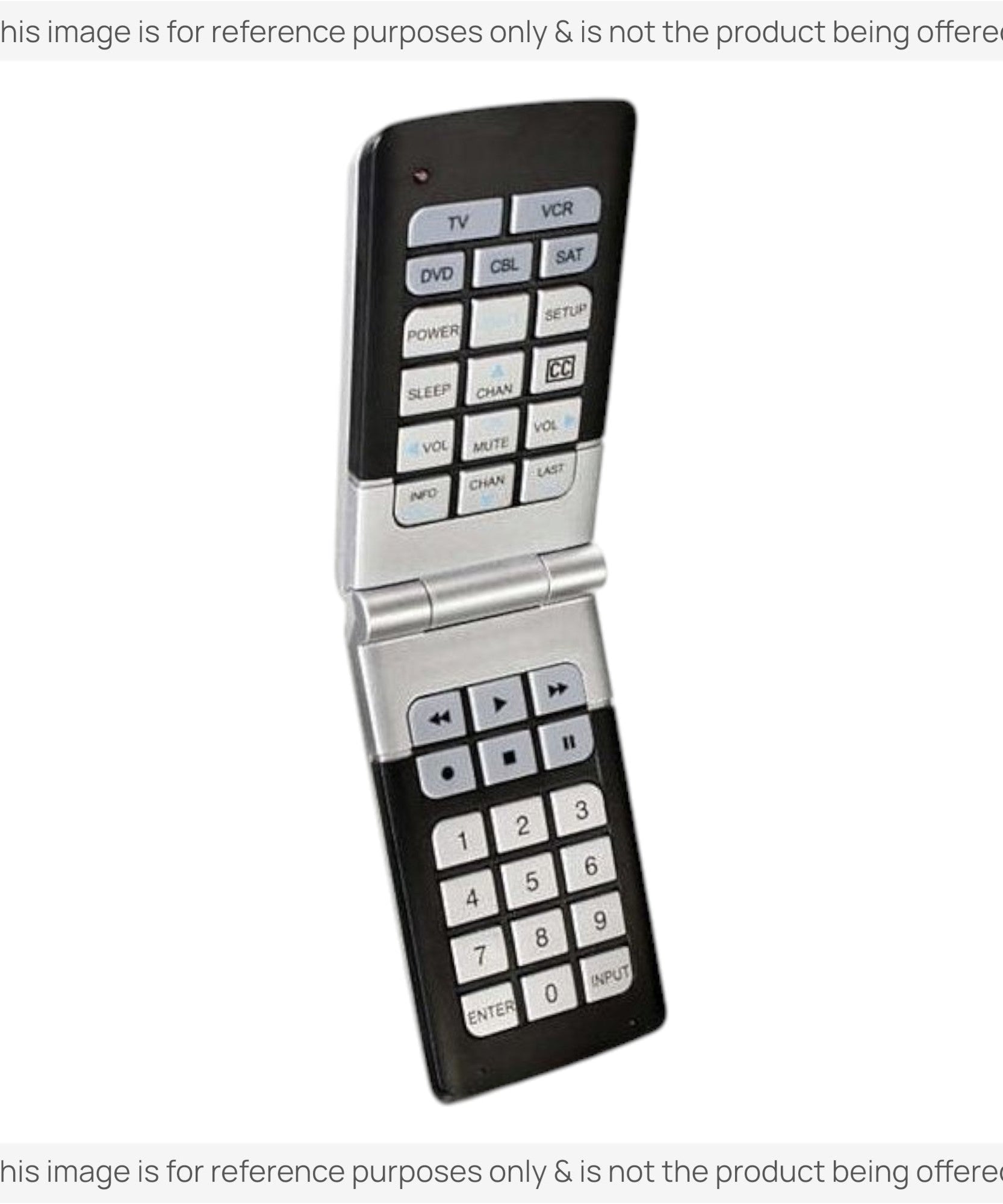 Substitute for Philips SRU4050/37 5-Device Universal Remote Control [RRU401]
