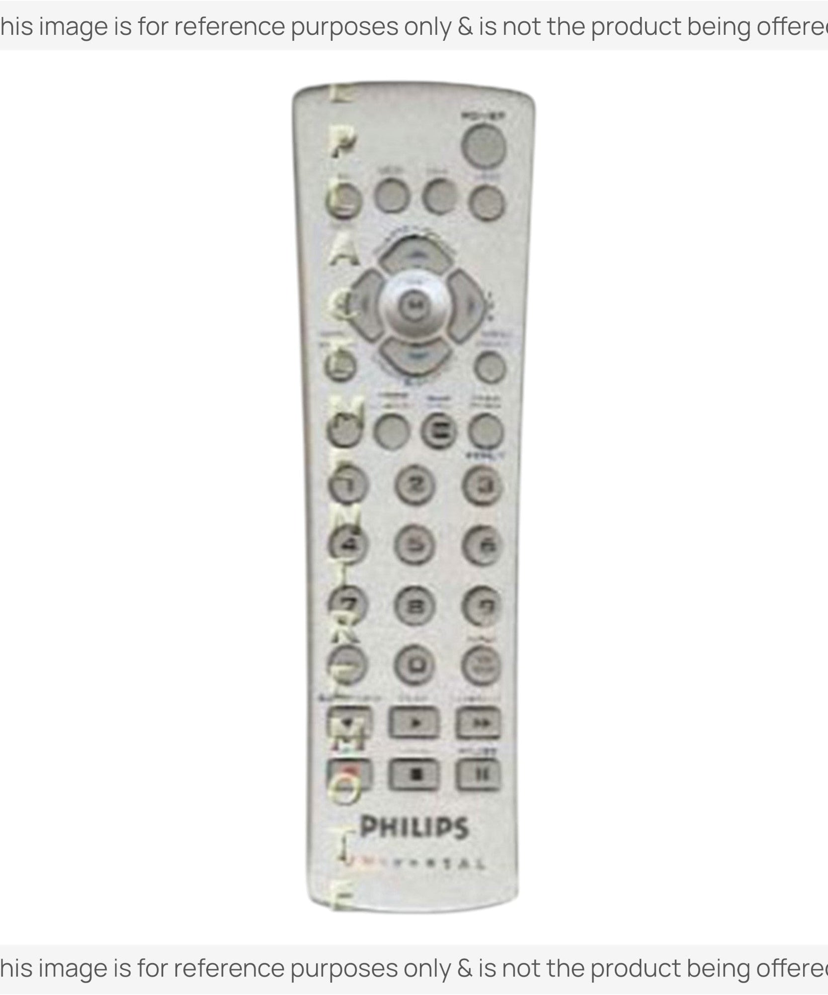 Substitute for Philips SRU4100/27 4-Device Universal Remote Control [RRU401]