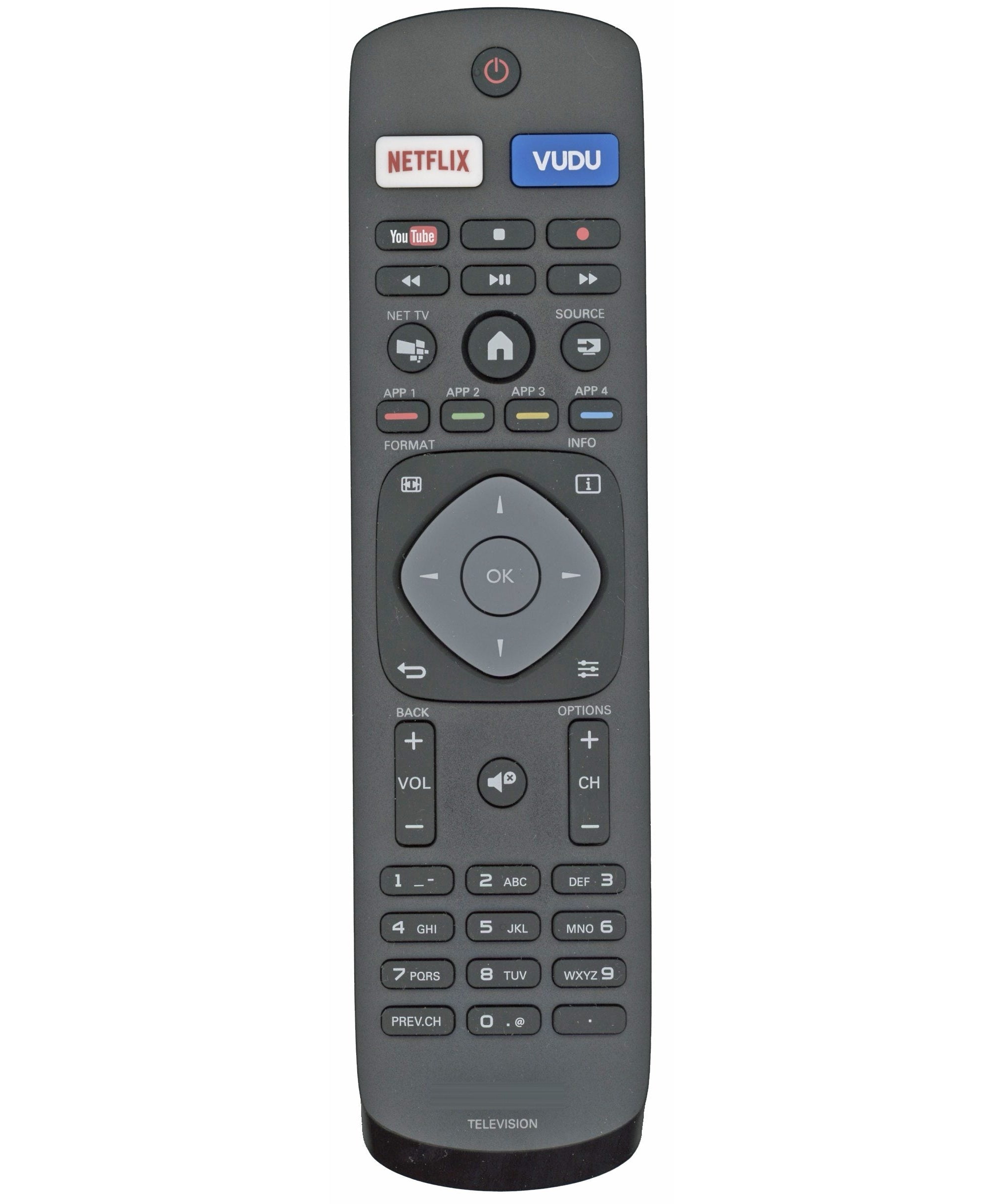 Philips URMT42JHG005 TV Remote Control