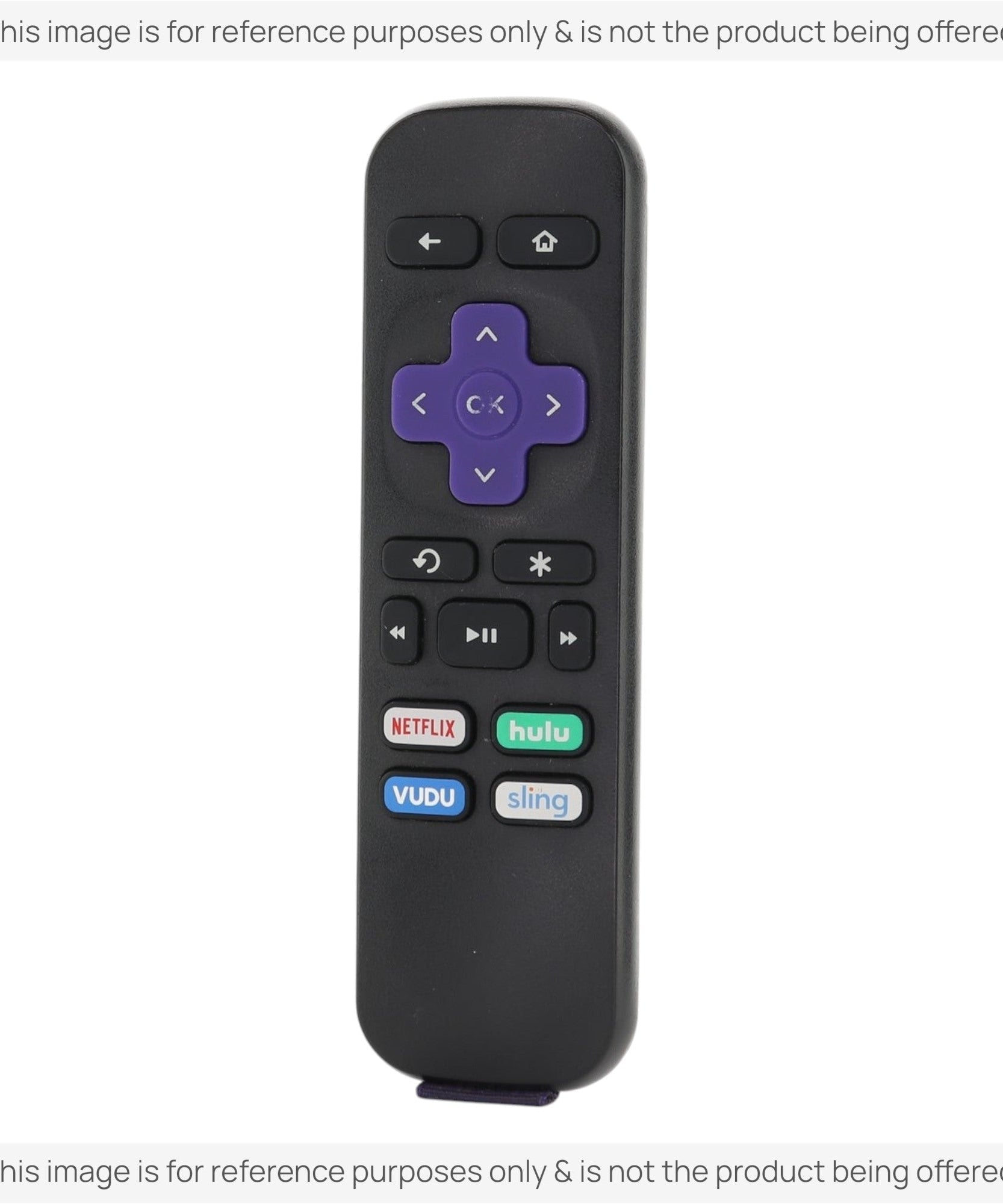 Substitute for Roku RC-ALIR / EXPRESS Streaming Remote Control 3226000612 [RRST01]