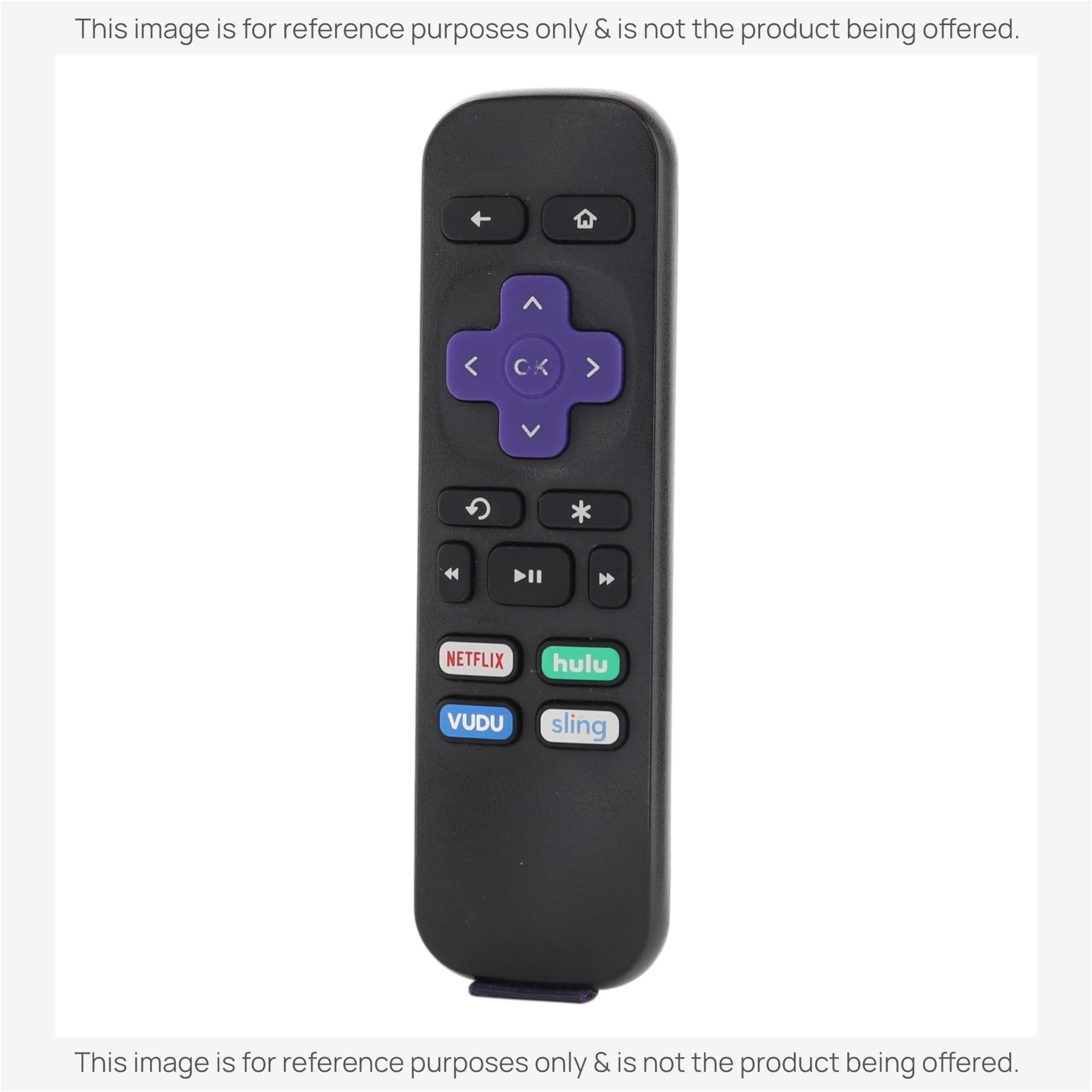 Substitute for Roku RC-ALIR / EXPRESS Streaming Remote Control 3226000612 [RRST01]