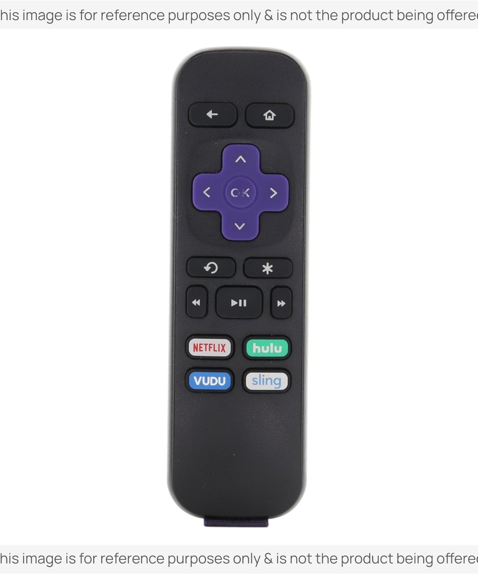 Substitute for Roku RC-ALIR / EXPRESS Streaming Remote Control 3226000612 [RRST01]