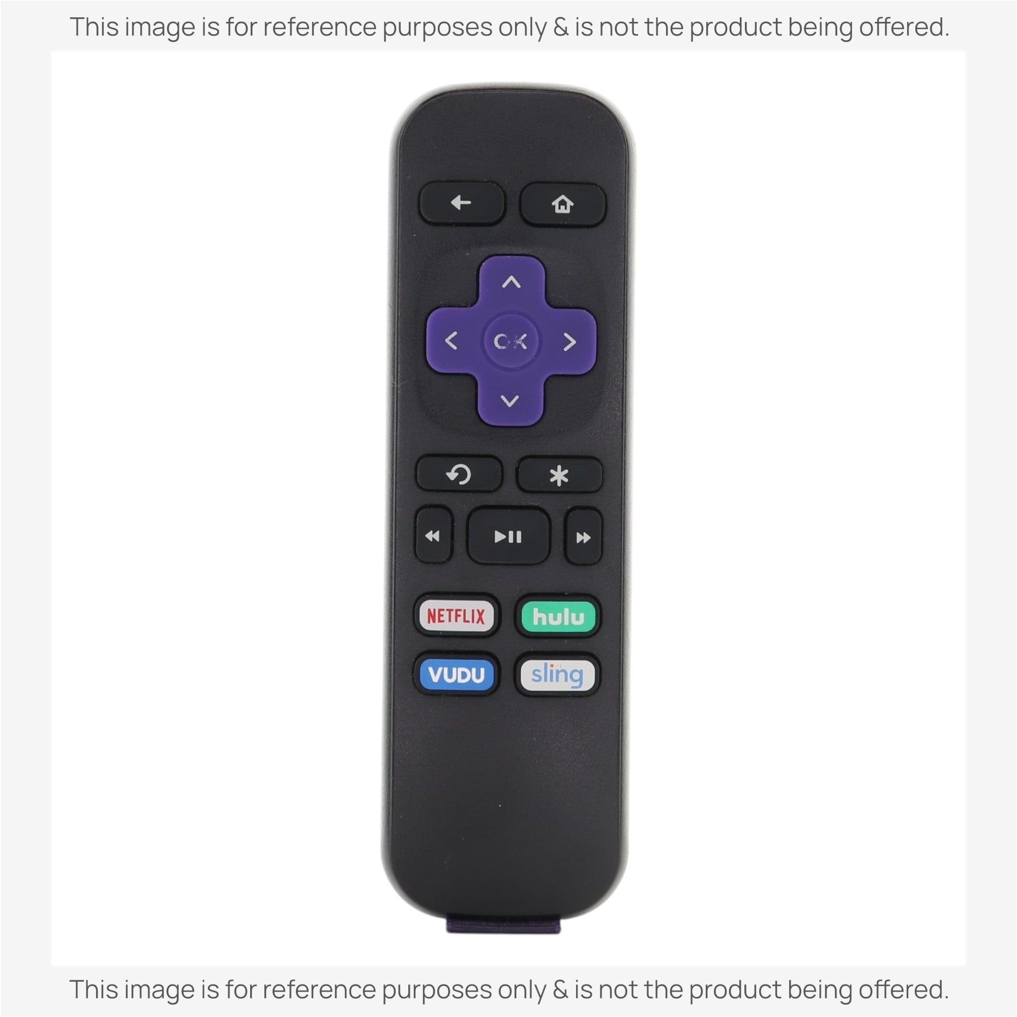 Substitute for Roku RC-ALIR / EXPRESS Streaming Remote Control 3226000612 [RRST01]