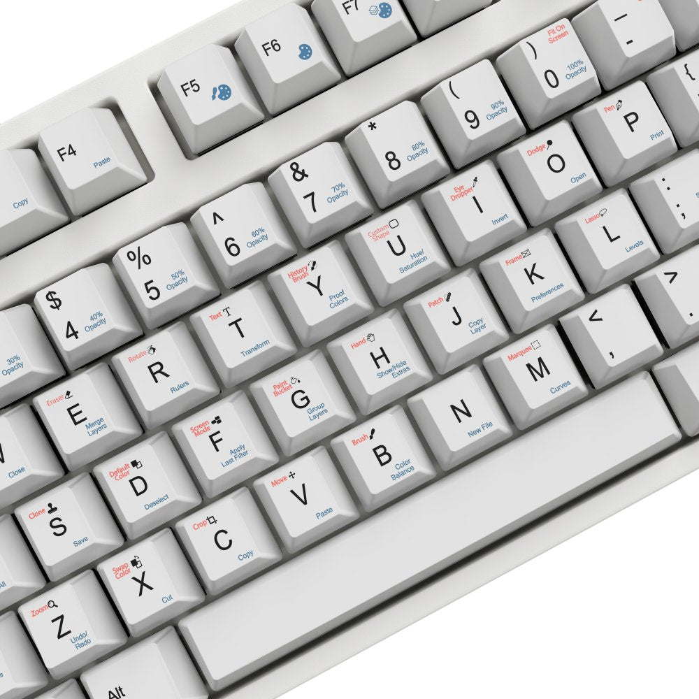 Photoshop Shortcut Key Mechanical Keyboard(Win & Mac)