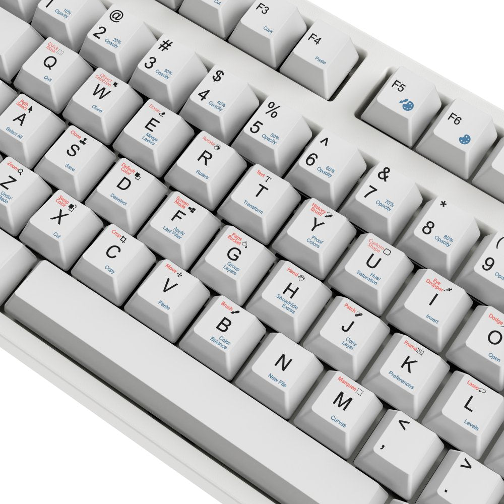 Photoshop Shortcut Key Mechanical Keyboard(Win & Mac)
