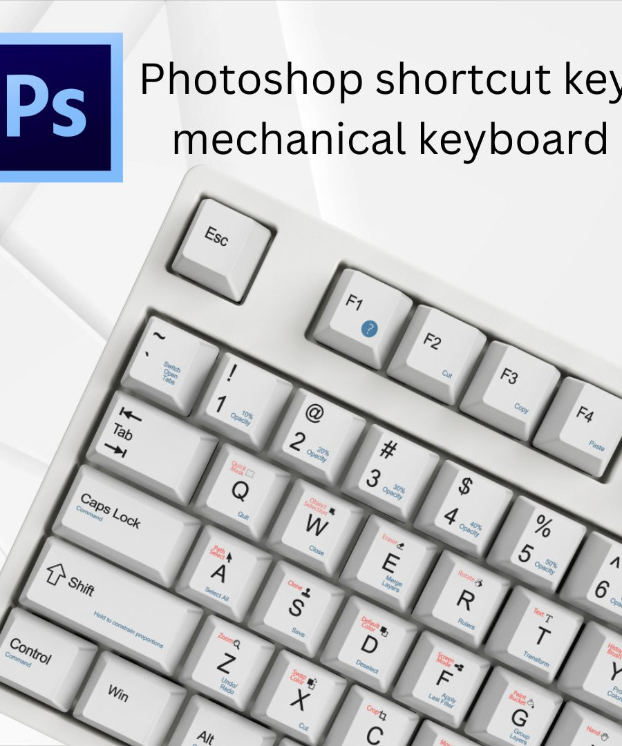 Photoshop Shortcut Key Mechanical Keyboard(Win & Mac)