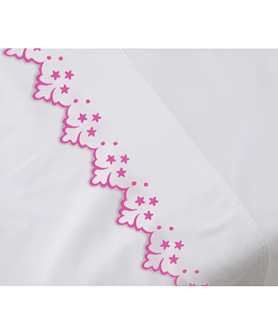 Elegant Flower Embroidered Duvet Cover Set