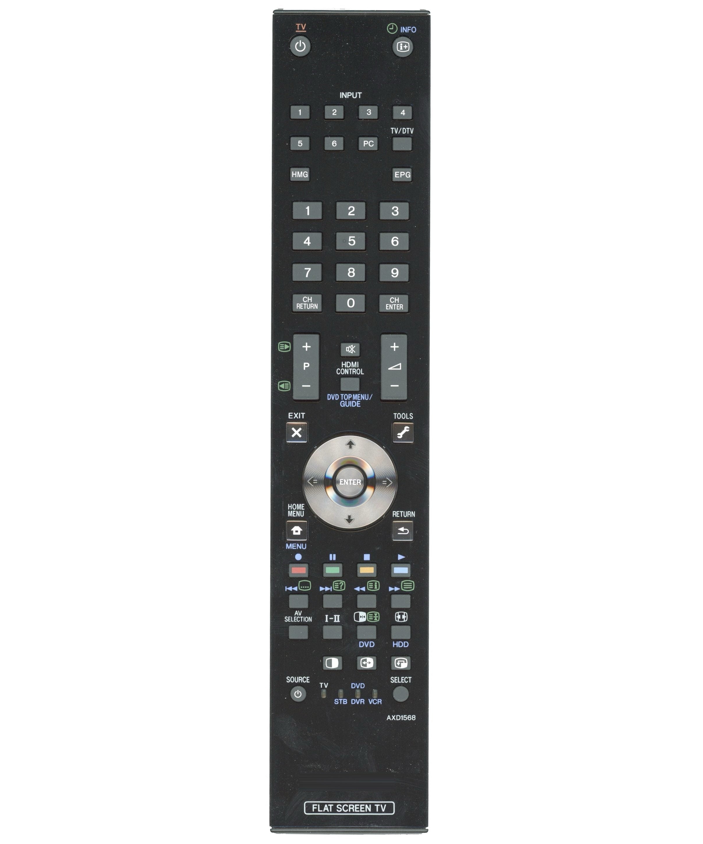 Pioneer AXD1568 TV Remote Control - AXD1568