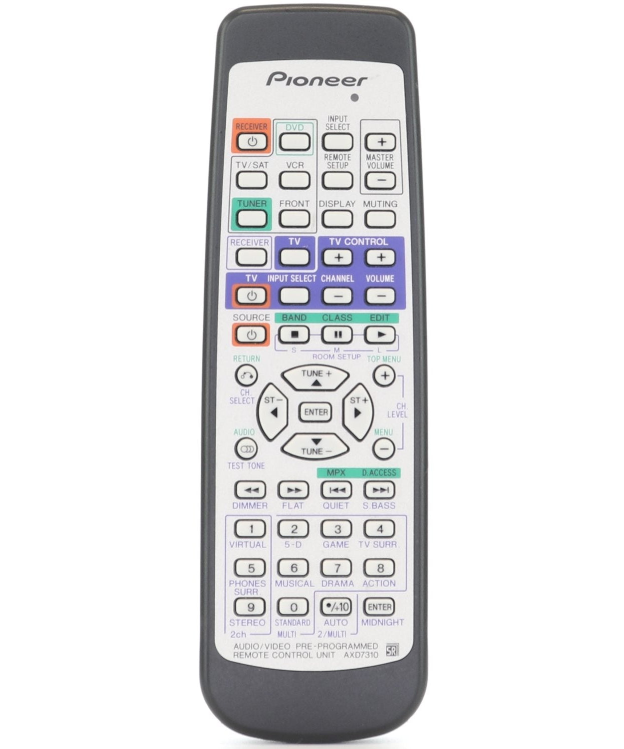 Pioneer AXD7310 Slim DVD Home Theater System Remote Control - AXD7310