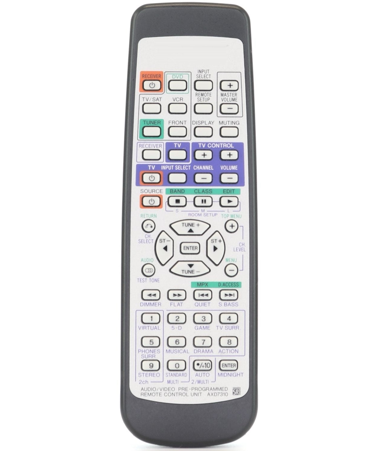Pioneer AXD7310 Slim DVD Home Theater System Remote Control - AXD7310