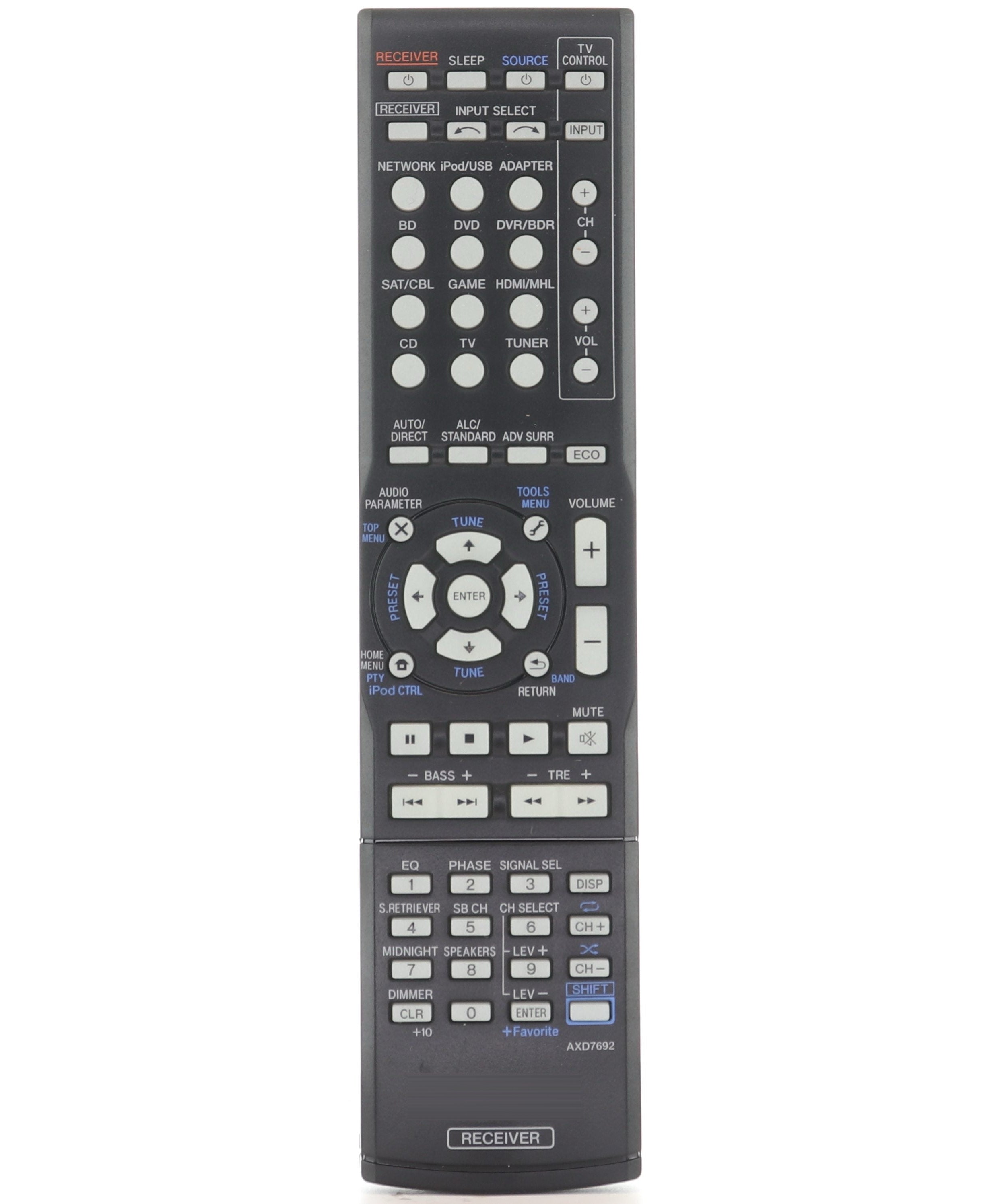 Pioneer AXD7692 A/V Receiver Remote Control - 8300769200010IL