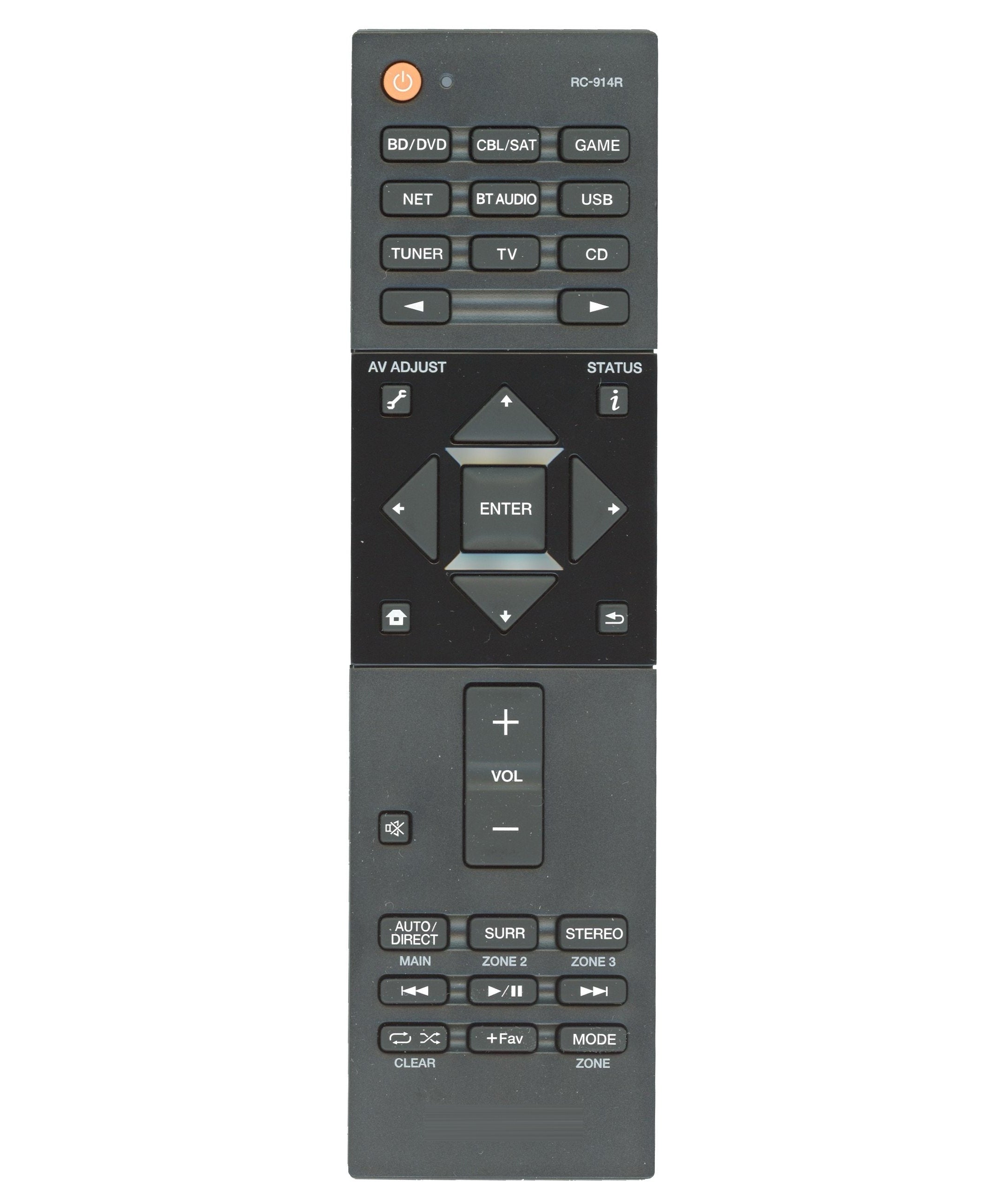 Pioneer RC914R AV Receiver Remote Control - 24140914