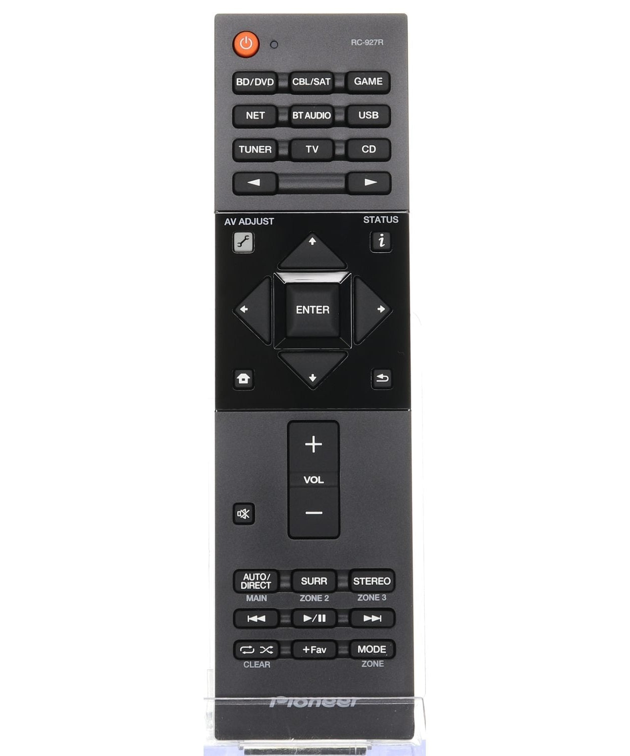 Pioneer RC927R A/V Receiver Audio Remote Control - 24140927