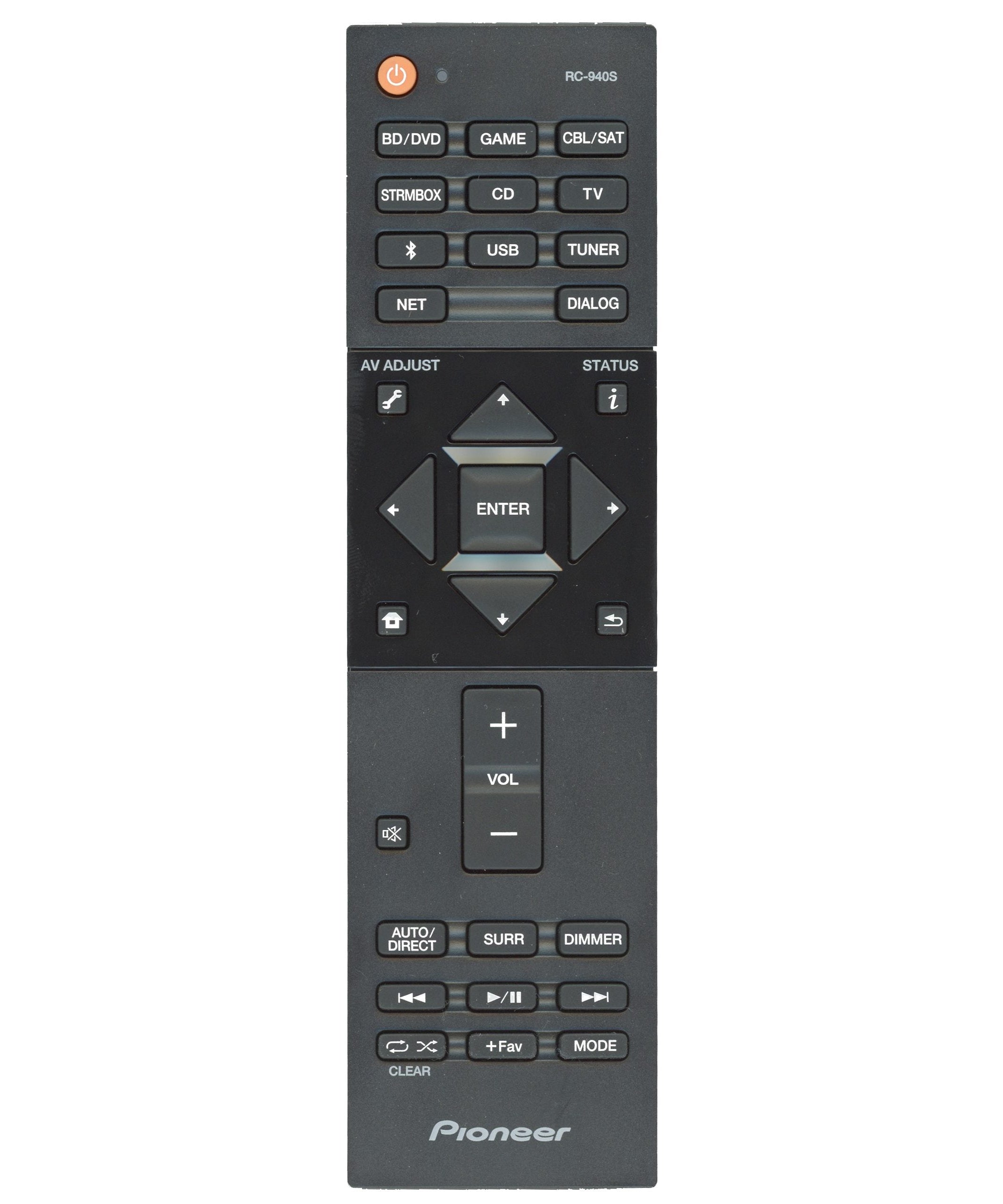Pioneer RC940S Sound Bar Remote Control - 24140940