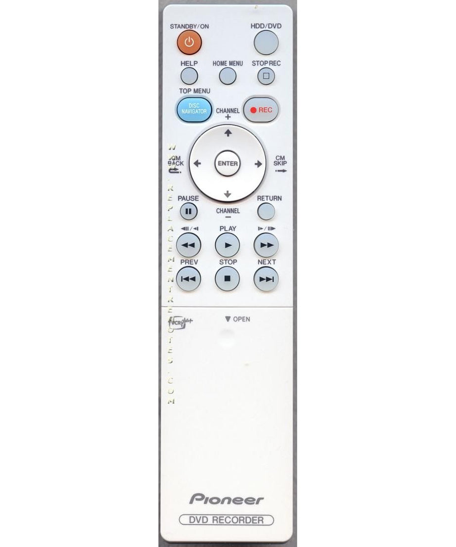 Pioneer VXX3095 HDD/DVD (DVDR) Recorder Remote Control - VXX3095