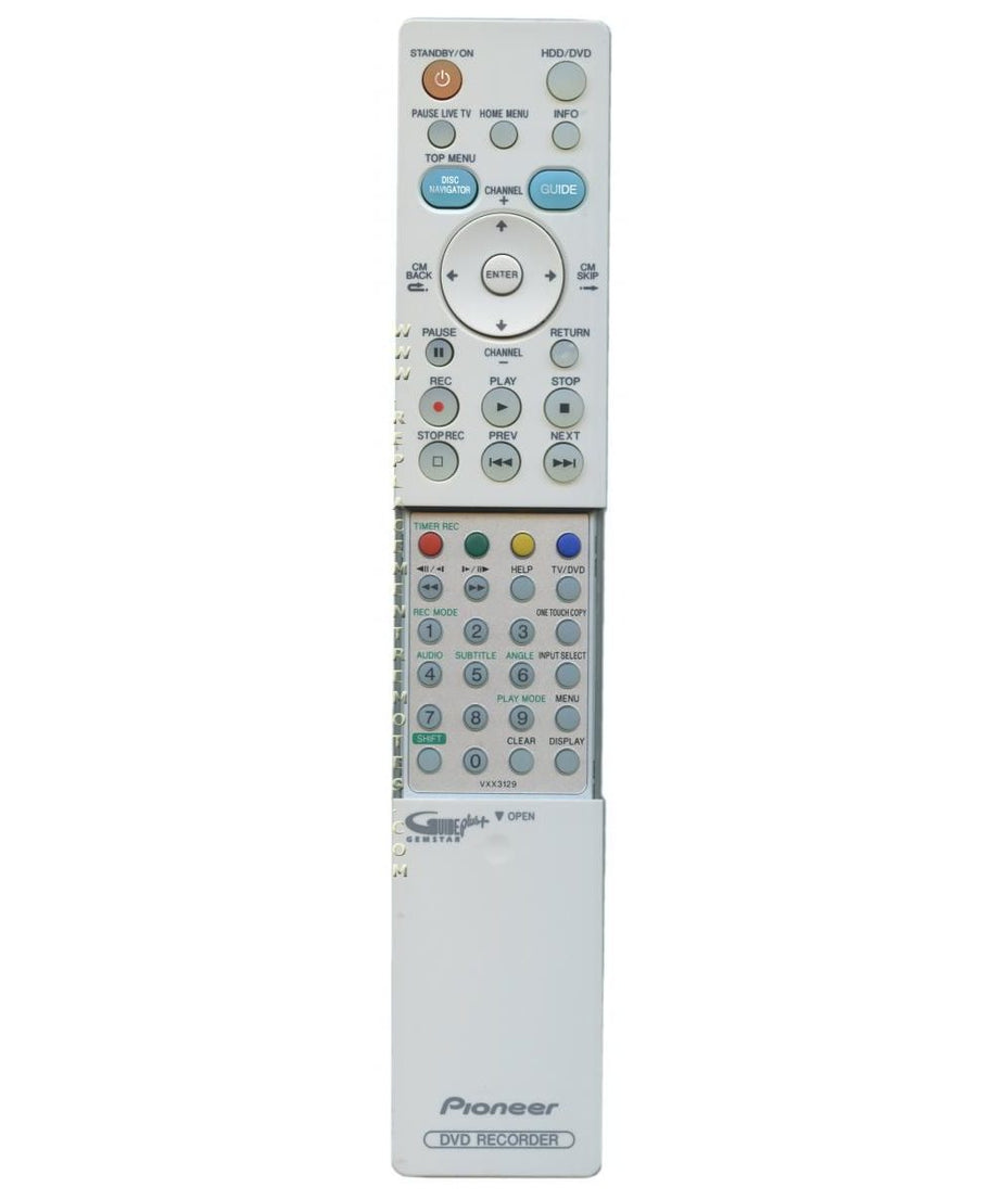 Pioneer VXX3129 DVD Recorder (DVDR) Remote Control - VXX3129