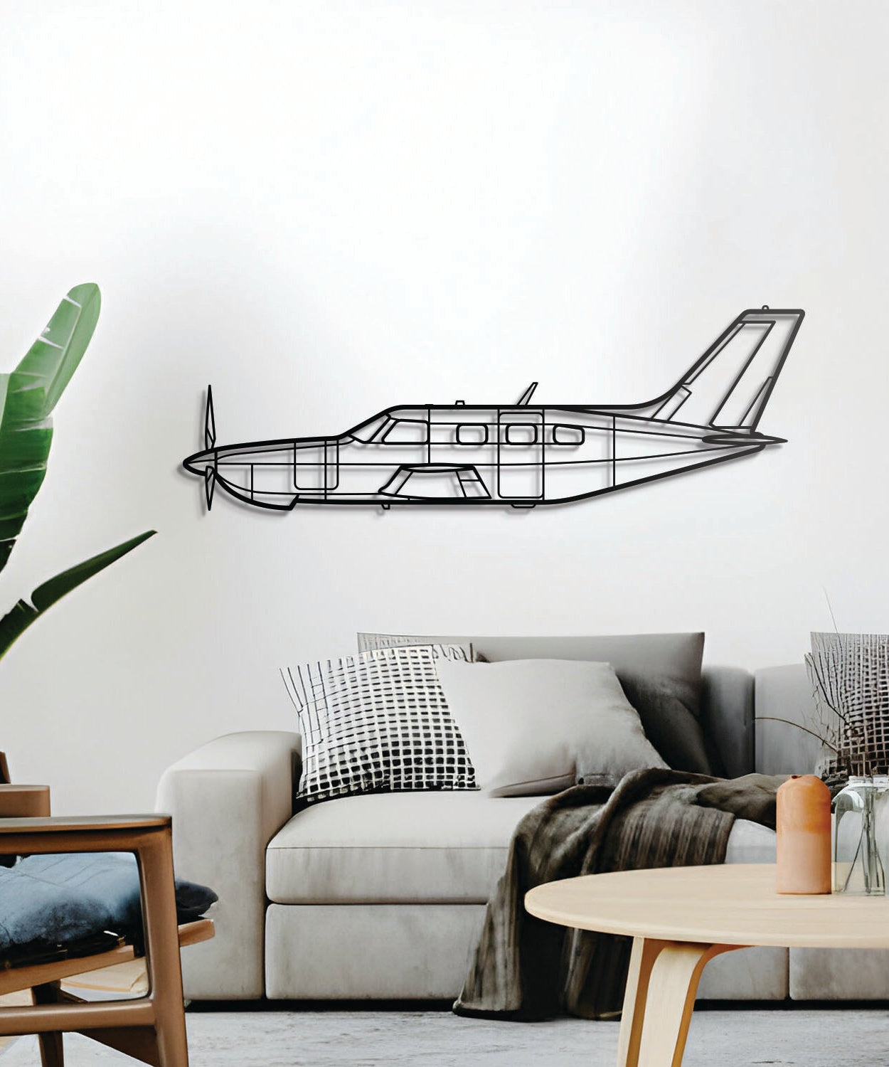 PA-46R-350T Matrix Metallflugzeug Wandkunst – NCP0294