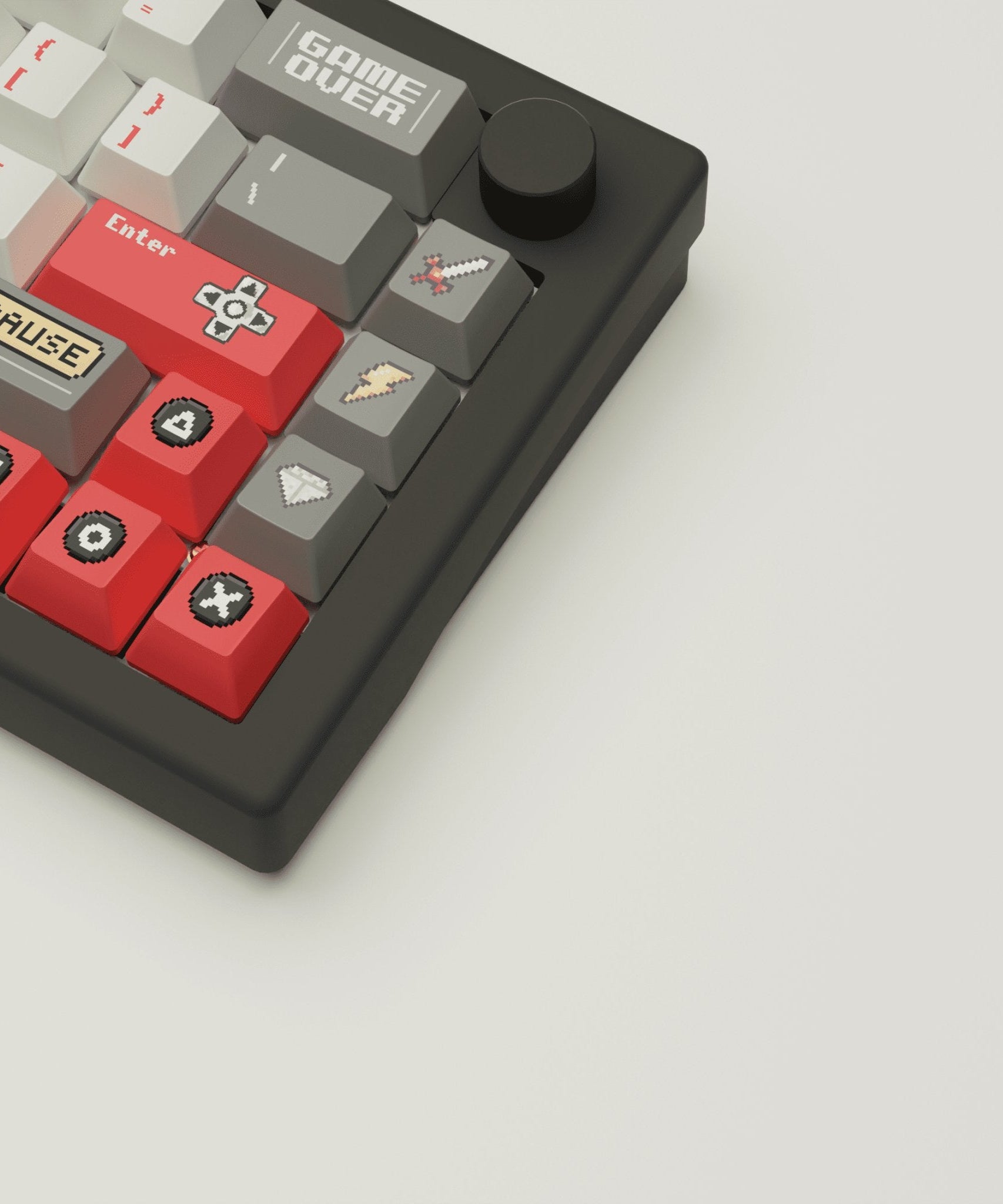 Pixel Game Design Keycaps and Mechanical Keyboard