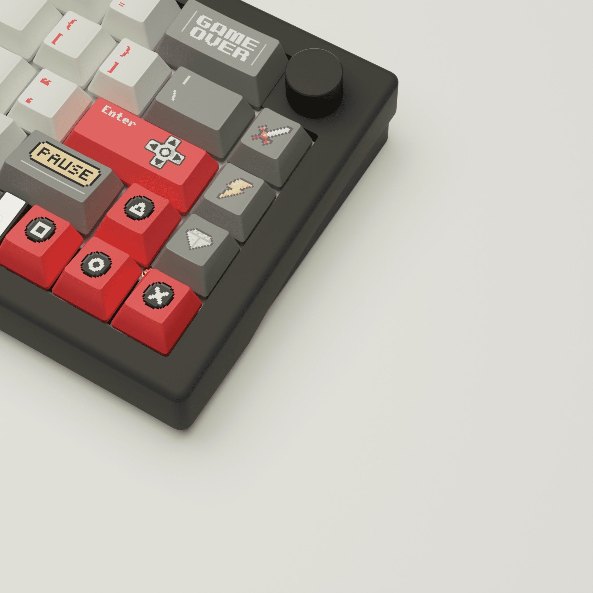 Pixel Game Design Keycaps and Mechanical Keyboard