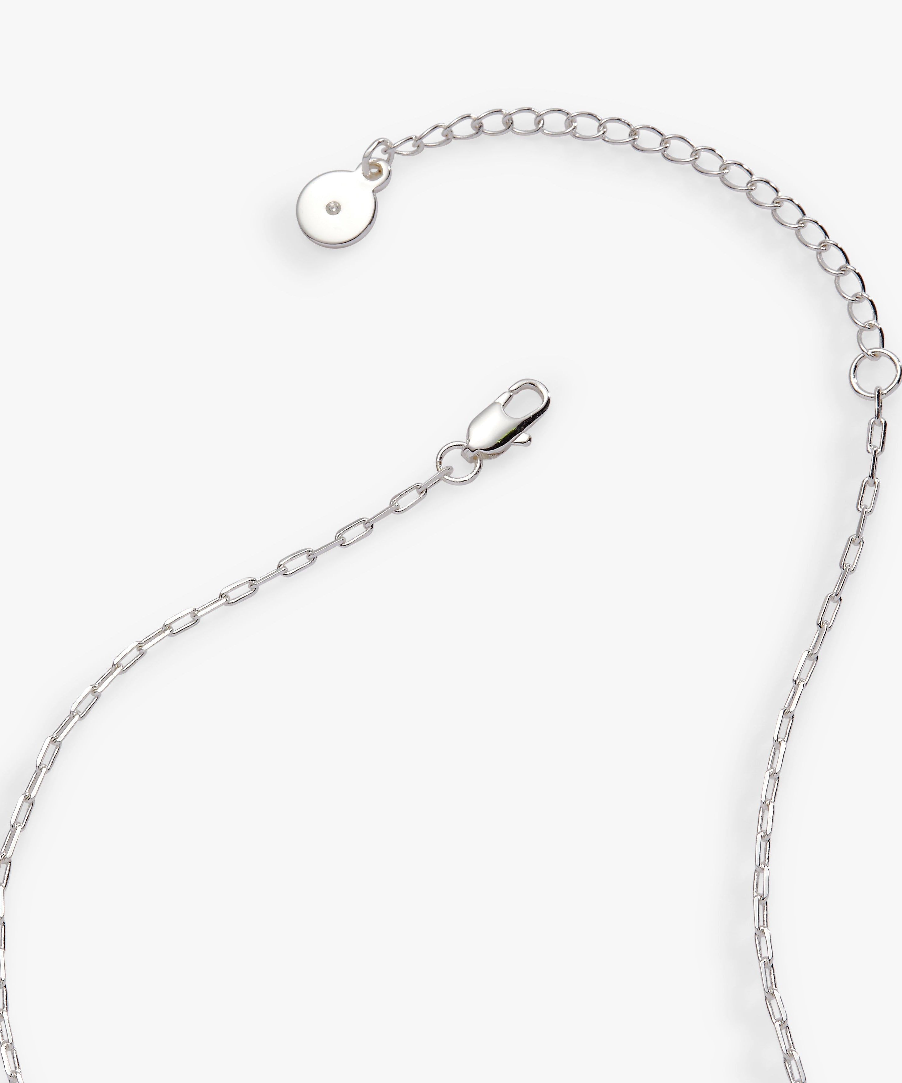 Faith and Family Rosette Pendant Necklace