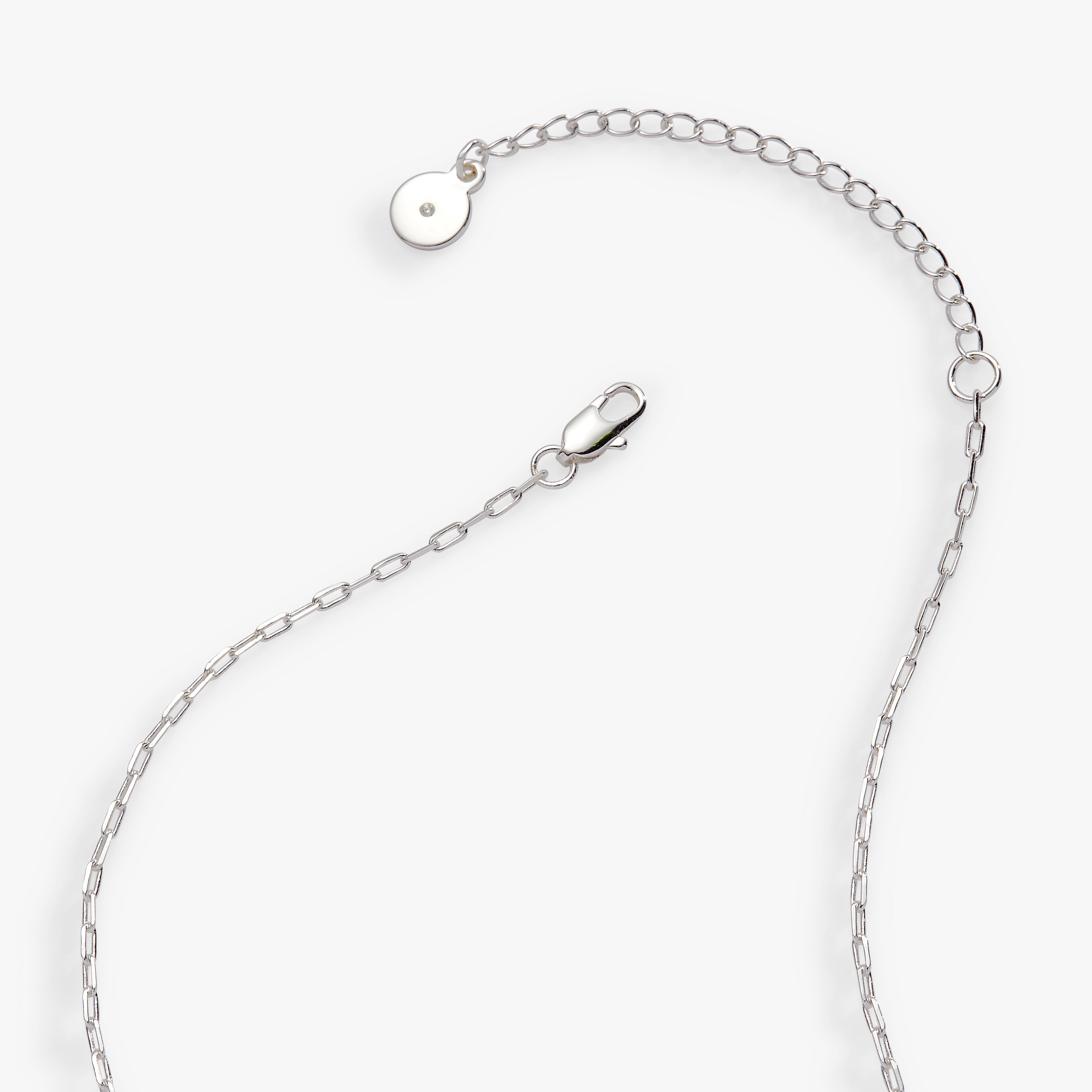 Faith and Family Rosette Pendant Necklace