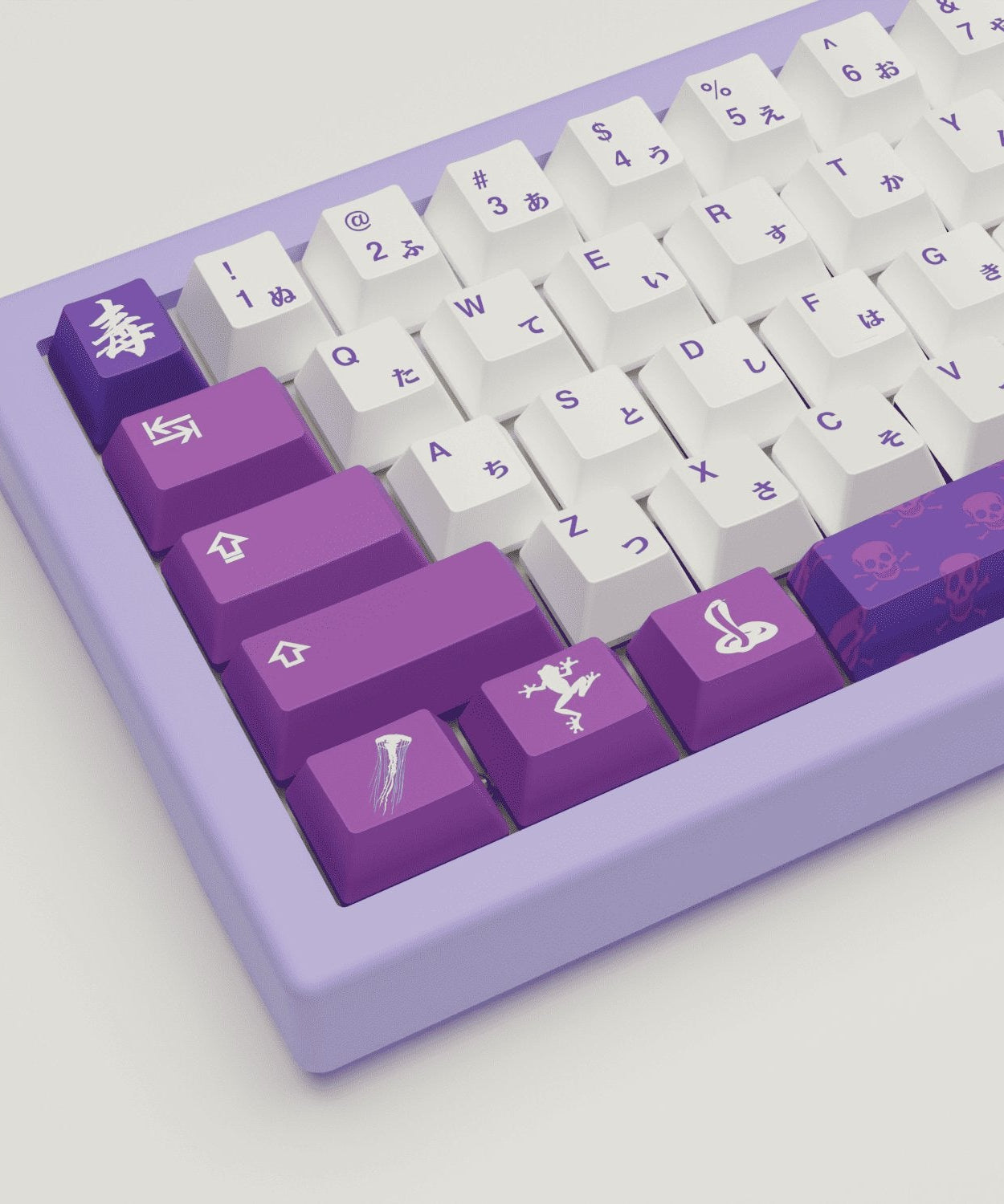 Poison Design Keycaps and Mechanical Keyboard