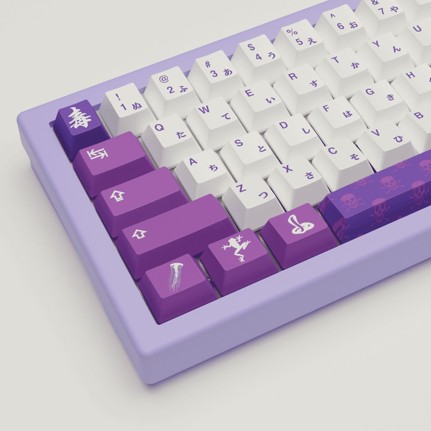 Poison Design Keycaps and Mechanical Keyboard